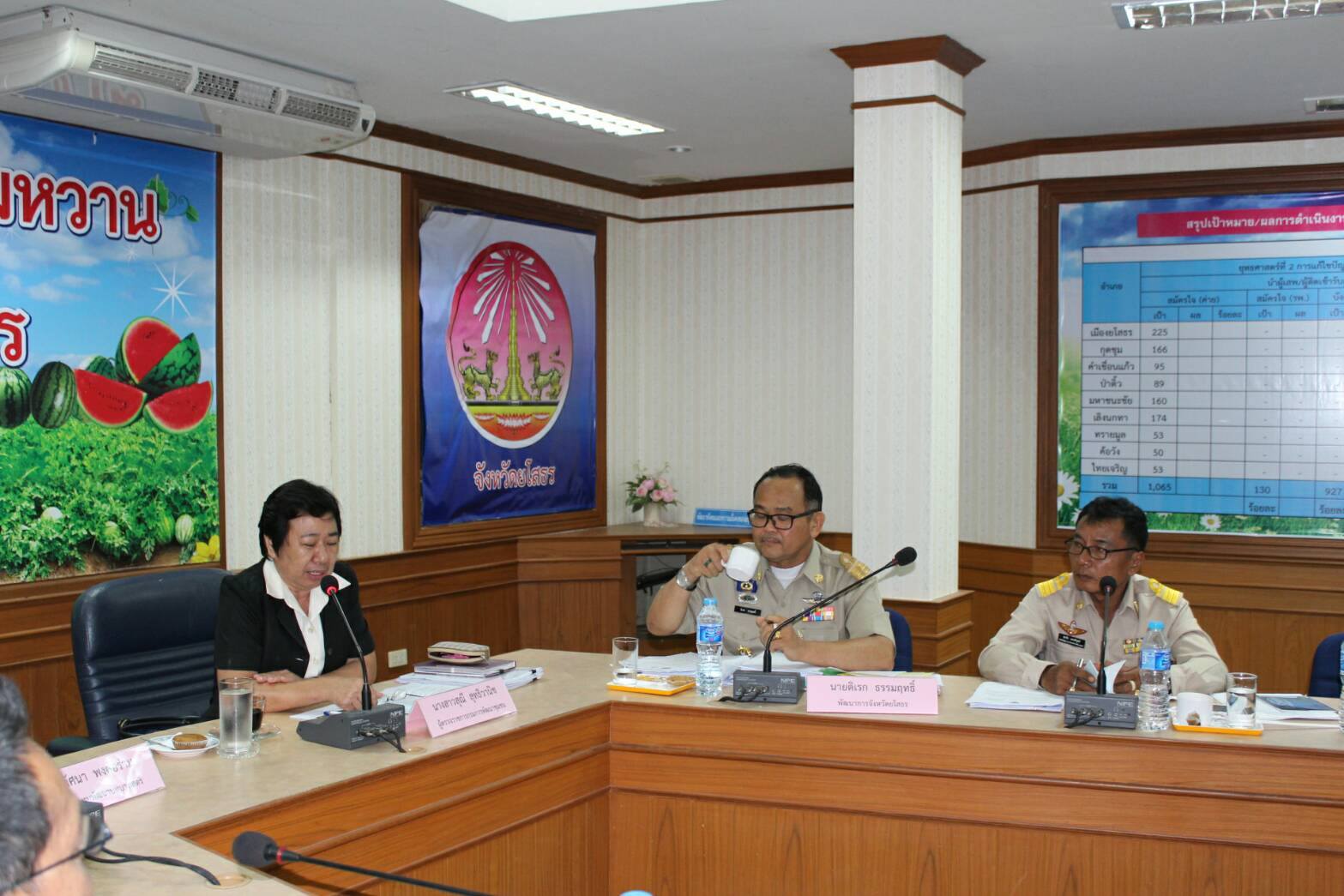 @พช.ยโสธร…เมืองบั้งไฟโก้ แตงโมหวาน…รับการตรวจราชการของผู้ตรวจราชการฯ เขต 13