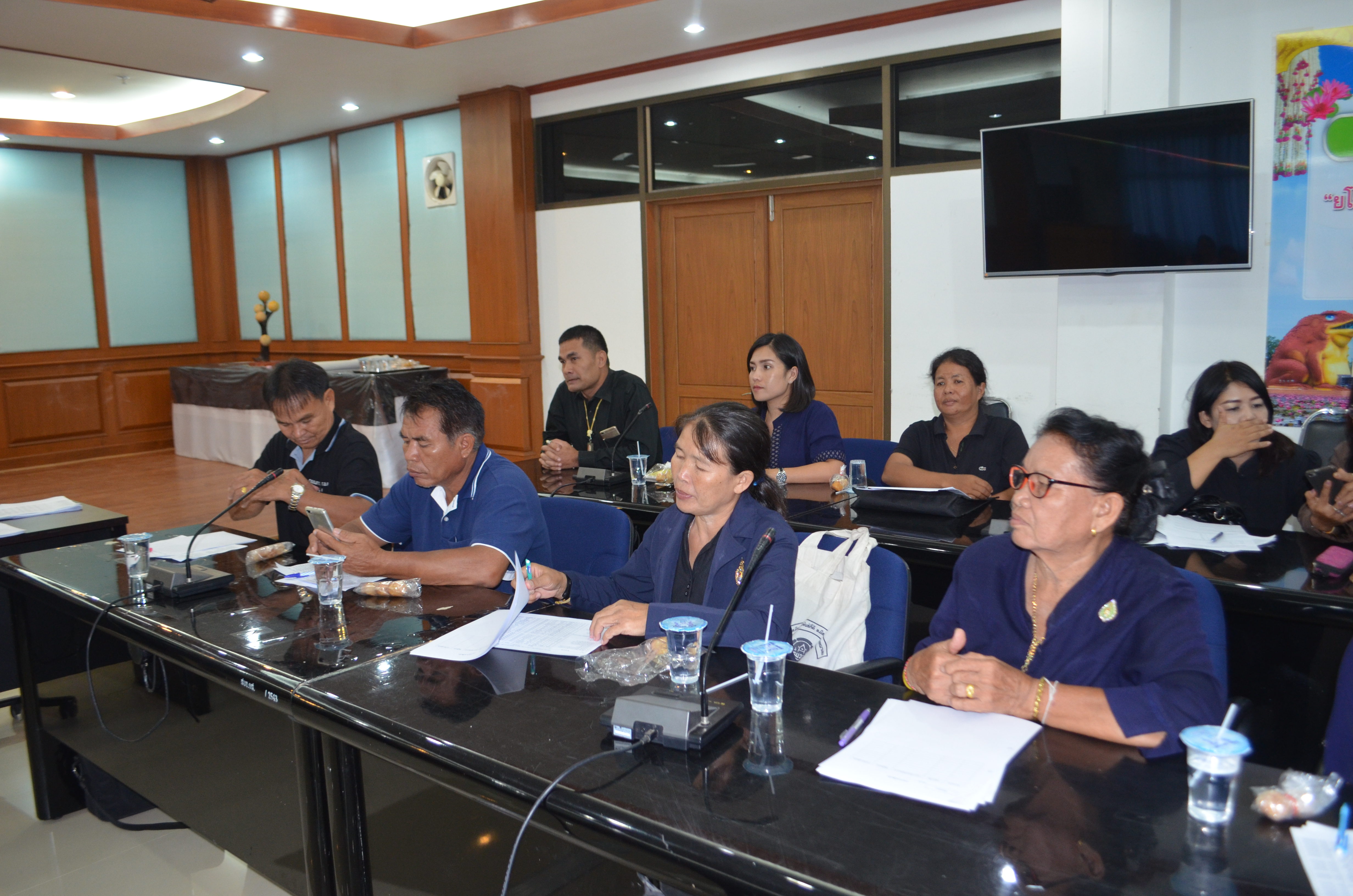 @พช.ยโสธร ประชุมกลุ่มเป้าหมายตามโครงการพัฒนาศักยภาพสู่ความยั่งยืน ปี 2561