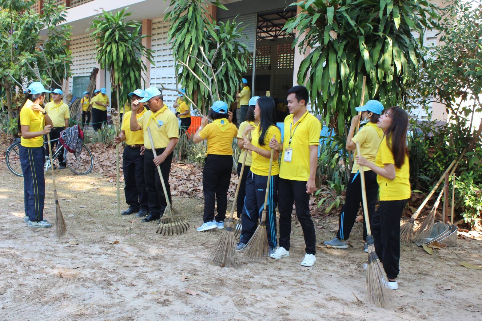 กิจกรรมจิตอาสา เราทำความดีเพื่อชาต ศาสน์ กษัตริย์ ทำความสะอาด