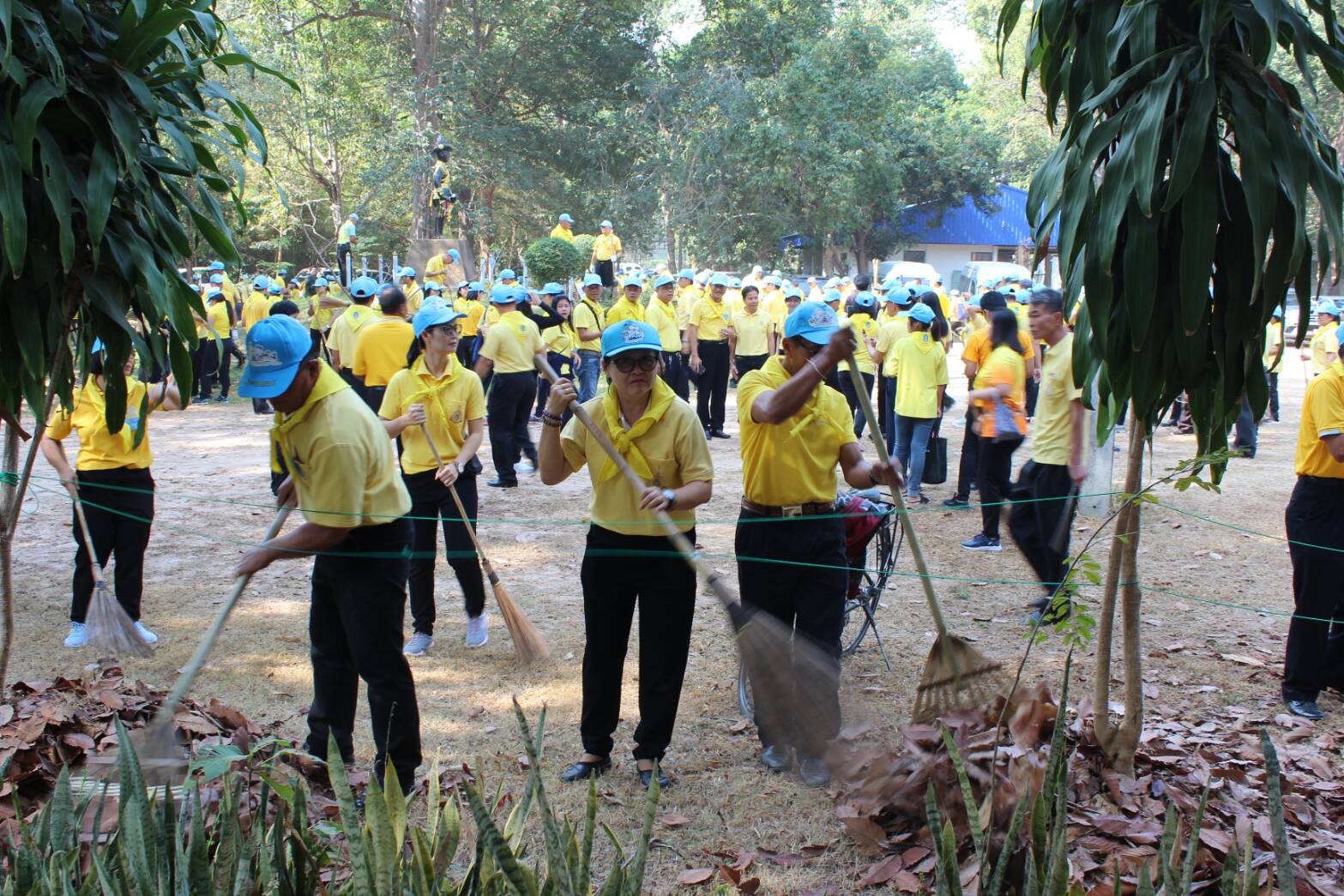 กิจกรรมจิตอาสา เราทำความดีเพื่อชาต ศาสน์ กษัตริย์ ทำความสะอาด