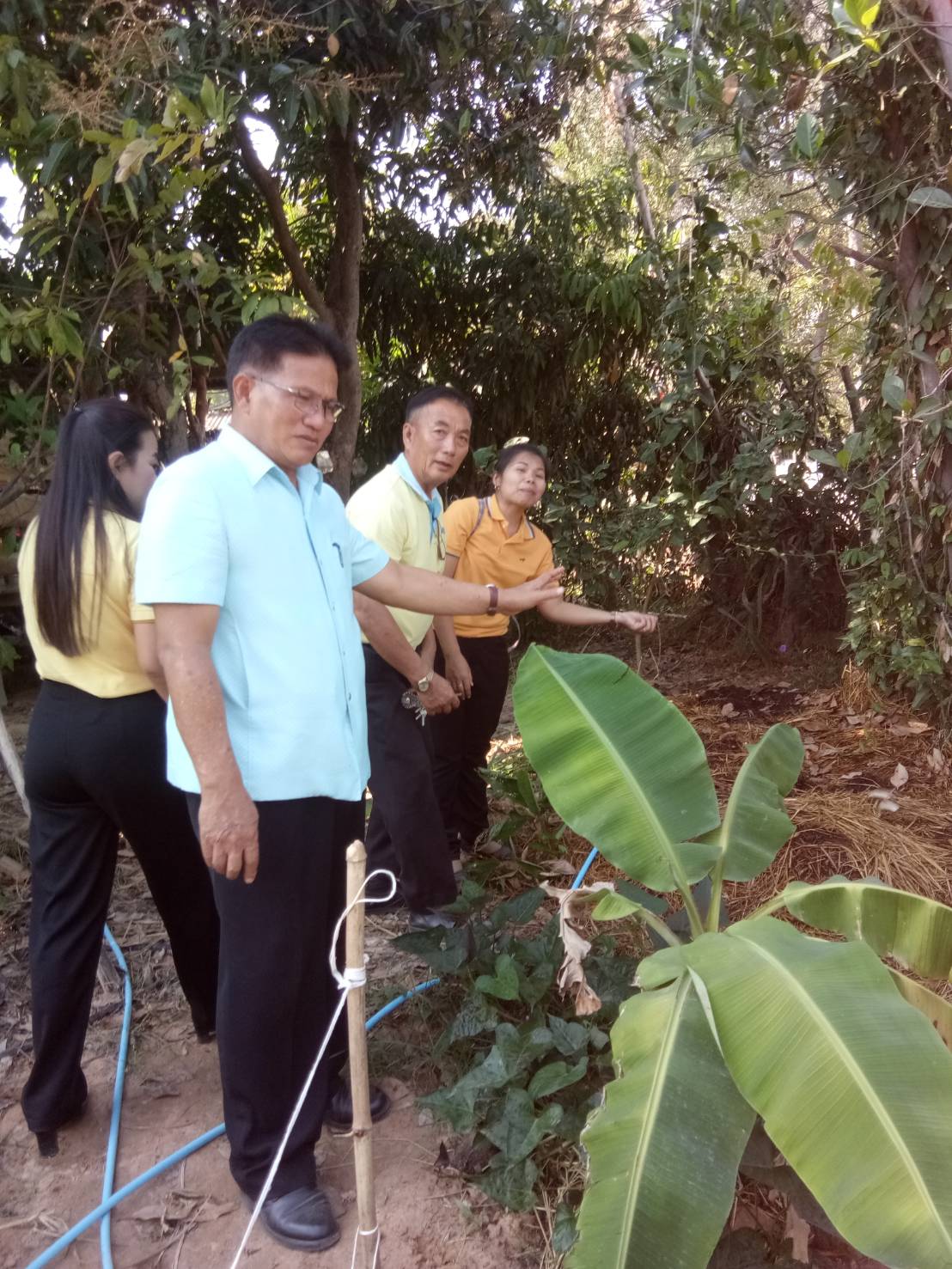 ยโสธร….ลงพื้นที่สำรวจศูนย์เรียนรู้เศรษฐกิจพอเพียง “สวนพ่อพอเพียง”