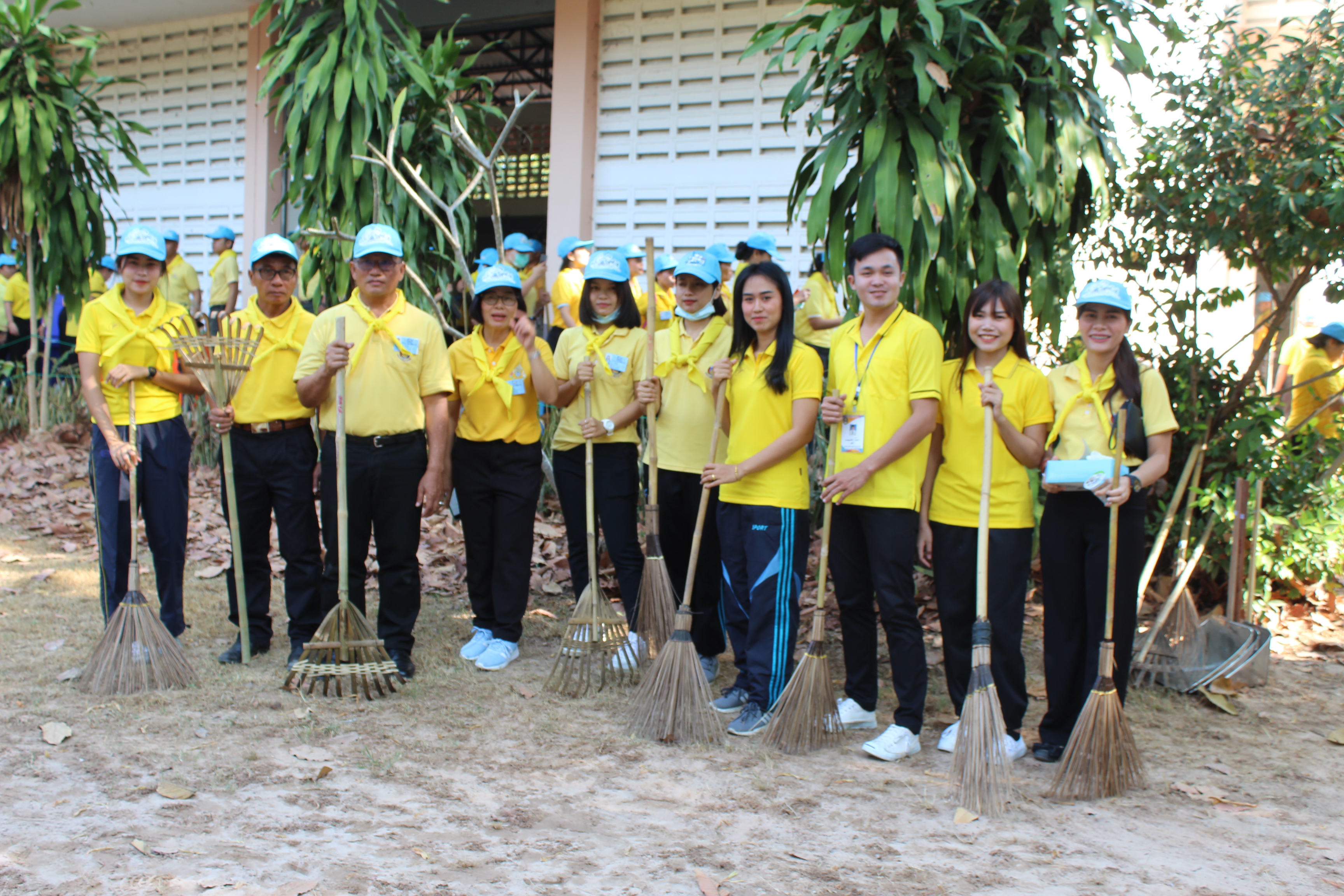 กิจกรรมจิตอาสา เราทำความดีเพื่อชาต ศาสน์ กษัตริย์ ทำความสะอาด