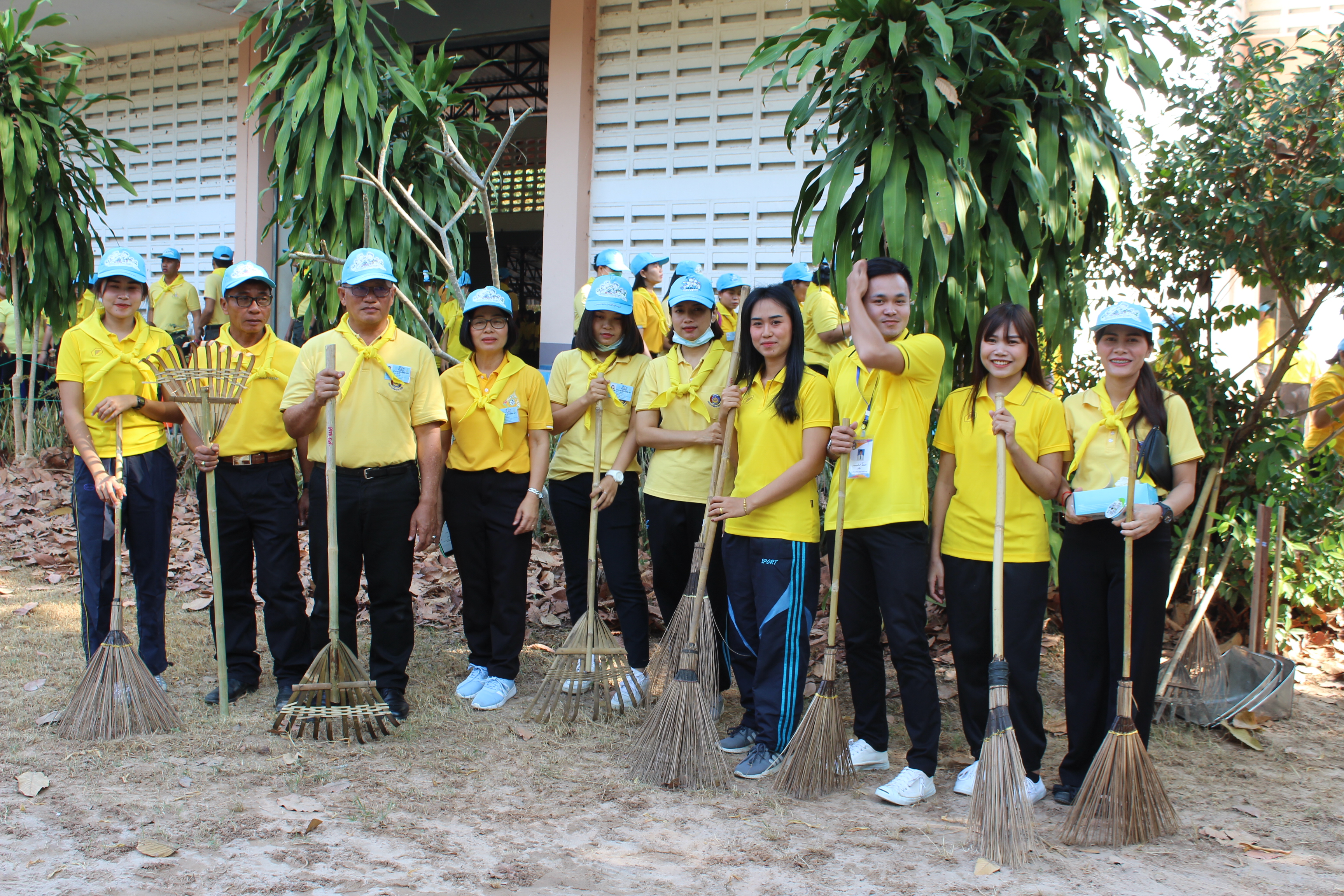 กิจกรรมจิตอาสา เราทำความดีเพื่อชาต ศาสน์ กษัตริย์ ทำความสะอาด