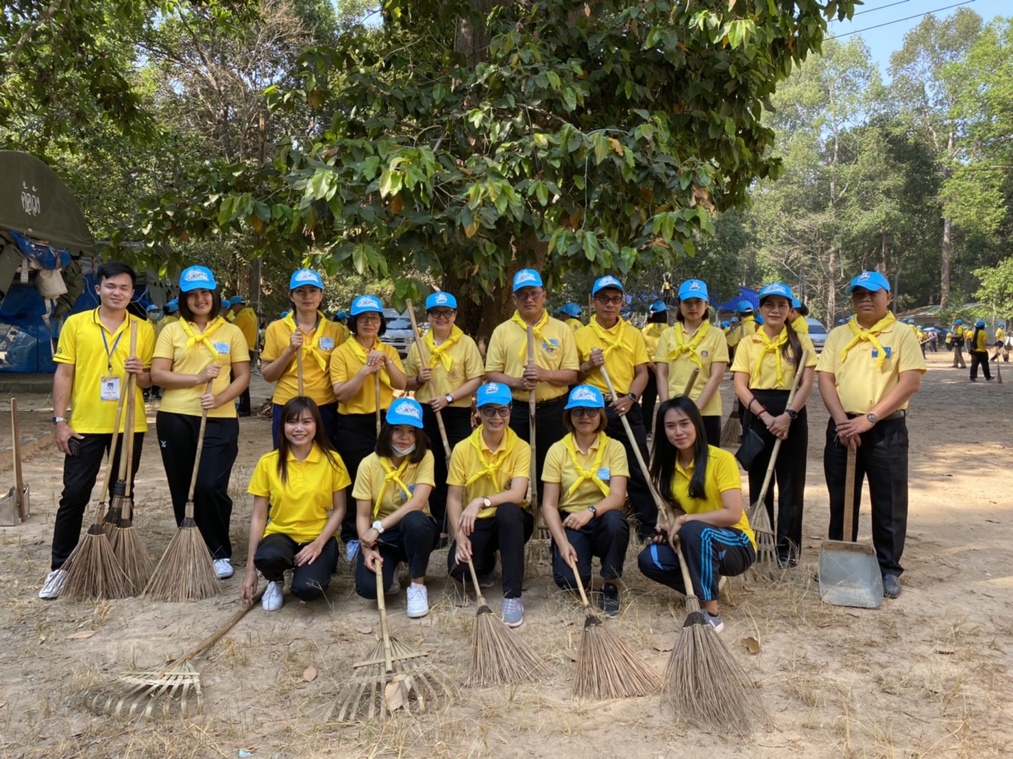 กิจกรรมจิตอาสา เราทำความดีเพื่อชาต ศาสน์ กษัตริย์ ทำความสะอาด