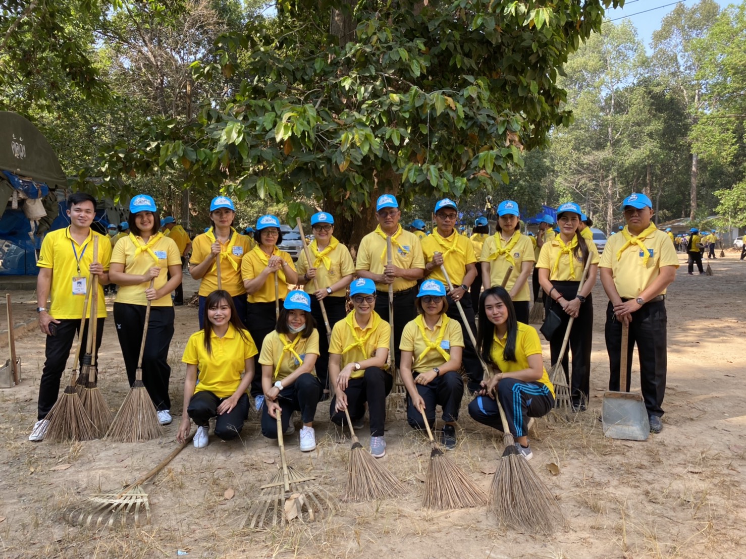 กิจกรรมจิตอาสา เราทำความดีเพื่อชาต ศาสน์ กษัตริย์ ทำความสะอาด