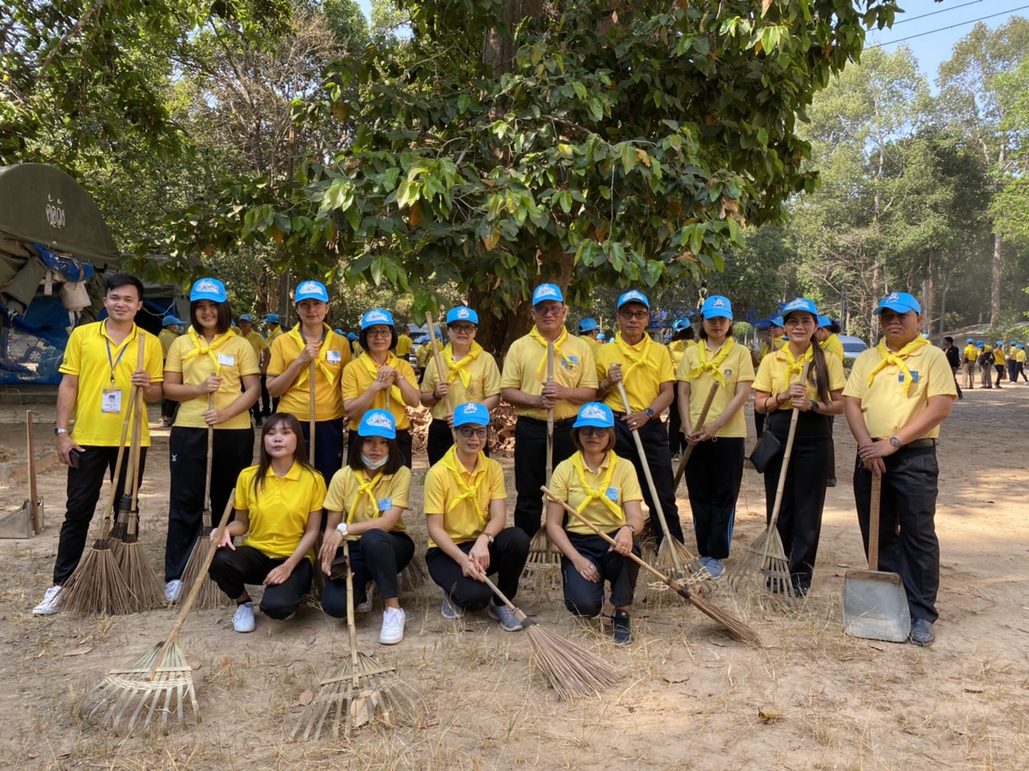 กิจกรรมจิตอาสา เราทำความดีเพื่อชาต ศาสน์ กษัตริย์ ทำความสะอาด