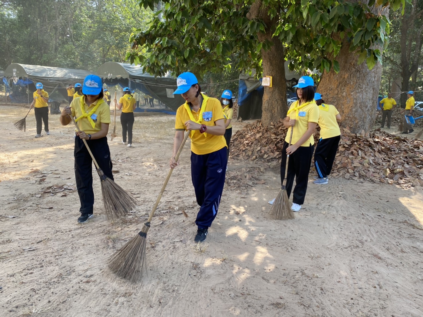 กิจกรรมจิตอาสา เราทำความดีเพื่อชาต ศาสน์ กษัตริย์ ทำความสะอาด