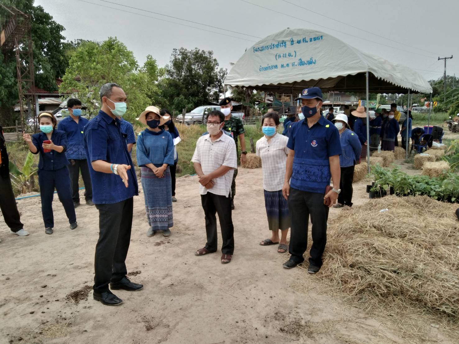 ยโสธร…Kick off สตรีแบ่งปันรัก ปลูกพืชผักปลอดภัย อำเภอป่าติ้ว จังหวัดยโสธร