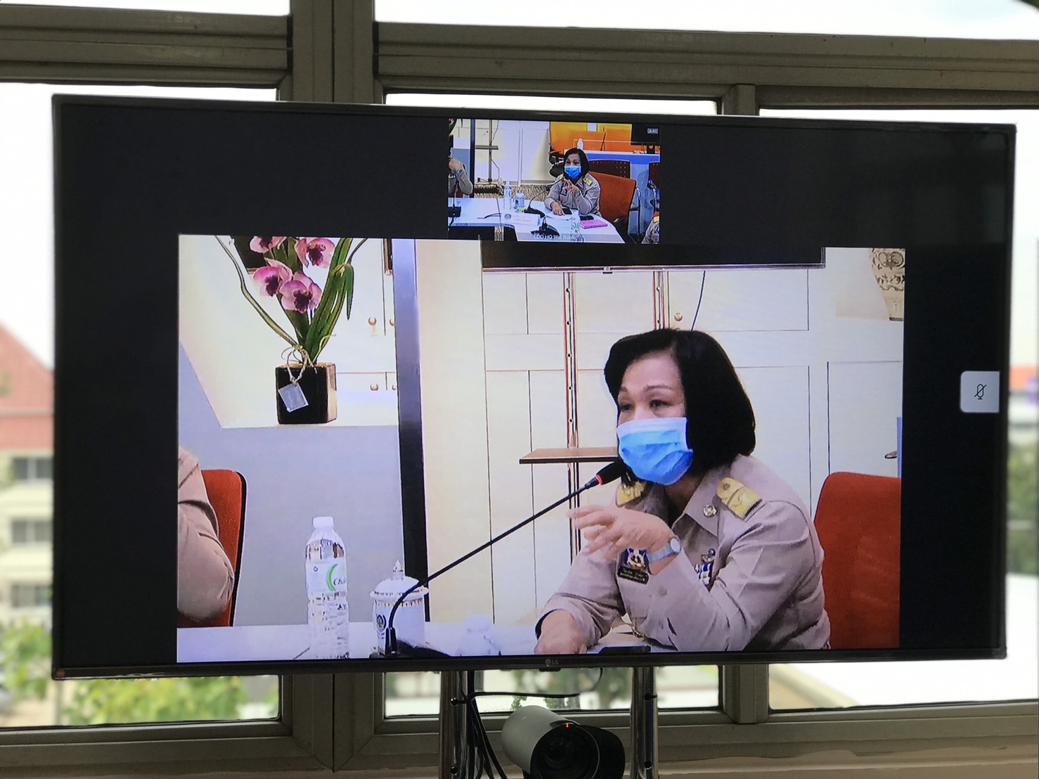 ยโสธร…ขานรับนโยบายอธิบดีโดยการร่วมรับฟังการประชุมผ่านระบบวีดิทัศน์ทางไกล (Video Conference)