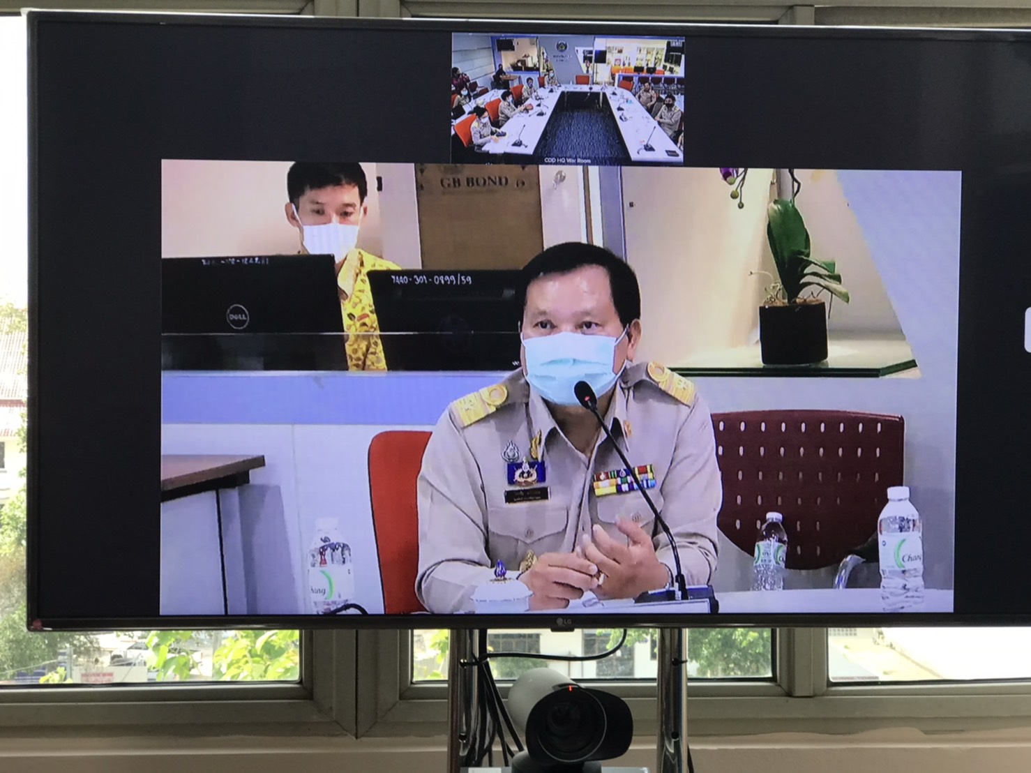 ยโสธร…ขานรับนโยบายอธิบดีโดยการร่วมรับฟังการประชุมผ่านระบบวีดิทัศน์ทางไกล (Video Conference)