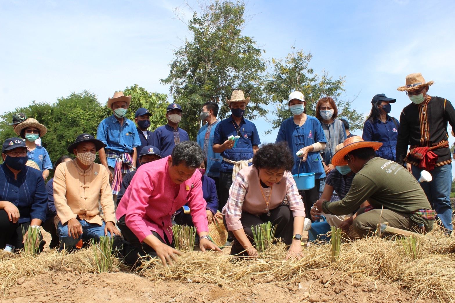 ยโสธร…ร่วมกิจกรรมโครงการขับเคลื่อนพื้นที่ต้นแบบการพัฒนาคุณภาพชีวิตตามหลักทฤษฎีใหม่ ของพระบาทสมเด็จพระเจ้าอยู่หัว รัชกาลที่ 9 ประยุกต์ สู่ “โคก หนอง นา โมเดล”