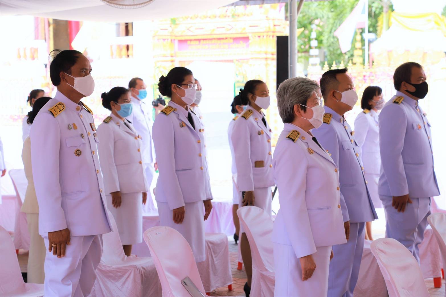 ยโสธร…ร่วมพิธีเจริญพระพุทธมนต์สมโภชพระพุทธบุษยรัตน์และพระธาตุพระอานนท์เฉลิมพระเกียรติ และถวายพระราชกุศลแด่สมเด็จพระนางเจ้าฯ พระบรมราชินี