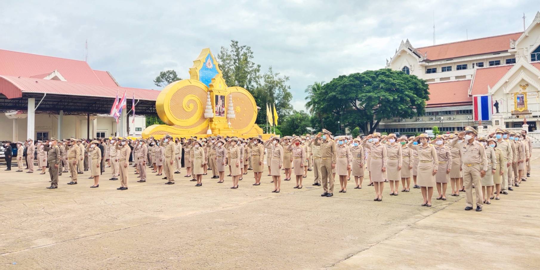 กิจกรรมการรณรงค์ ปลุกจิตสำนึก “การร้องเพลงชาติไทย” เนื่องในวันพระราชทานธงชาติไทย