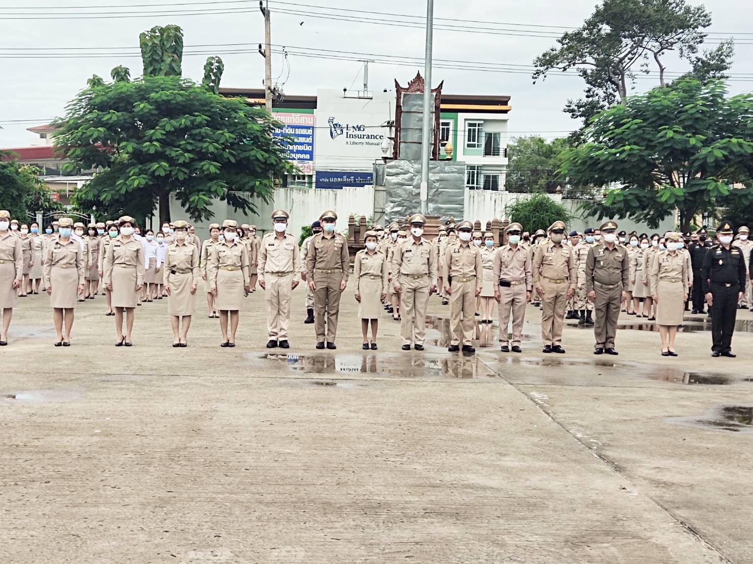กิจกรรมการรณรงค์ ปลุกจิตสำนึก “การร้องเพลงชาติไทย” เนื่องในวันพระราชทานธงชาติไทย
