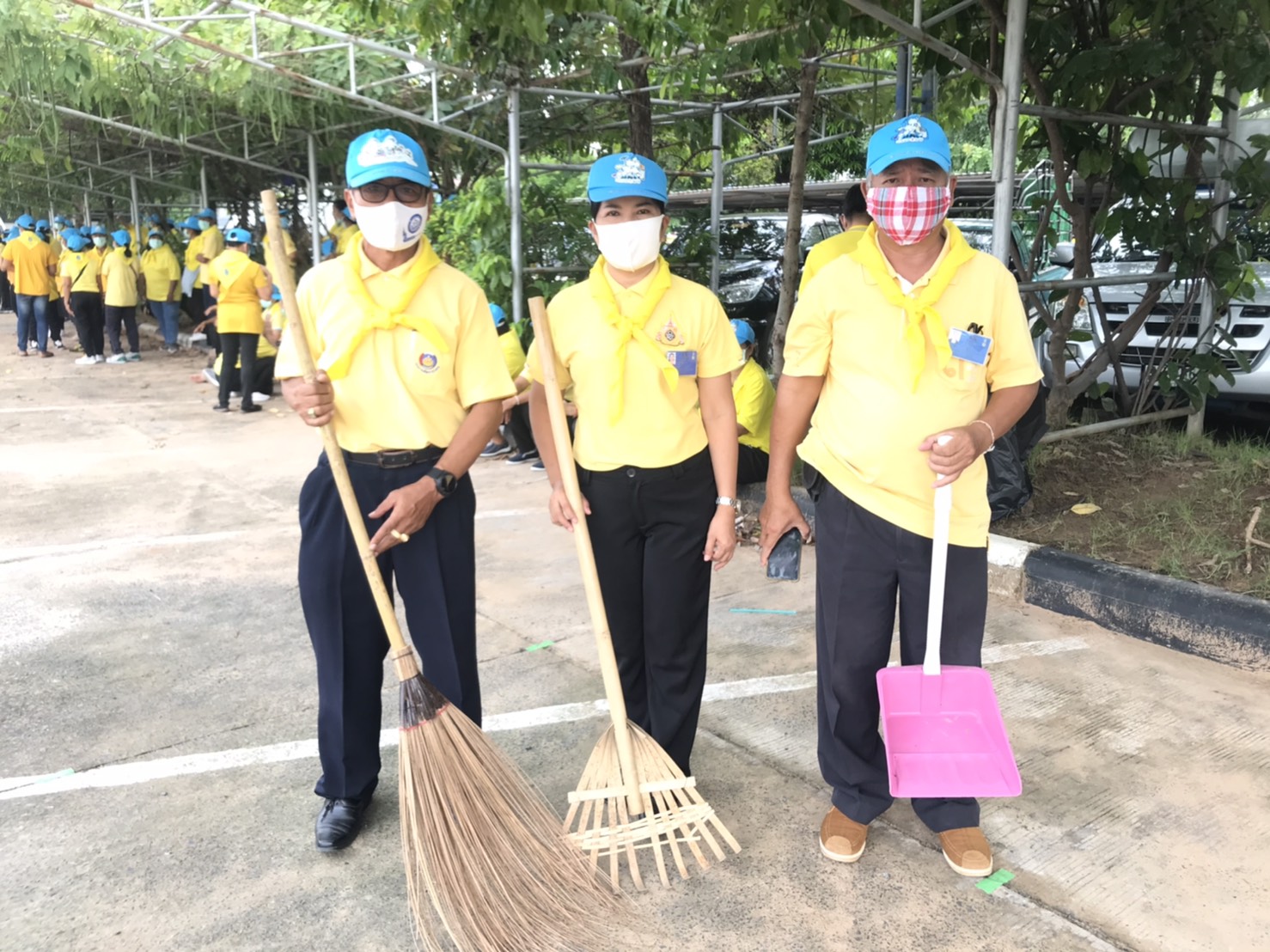 ยโสธรจิตอาสาพระราชทาน ร่วมกิจกรรมจิตอาสาพัฒนาโรงพยาบาล สถานพยาบาล ณ รพ. คำเขื่อนแก้ว จังหวัดยโสธ