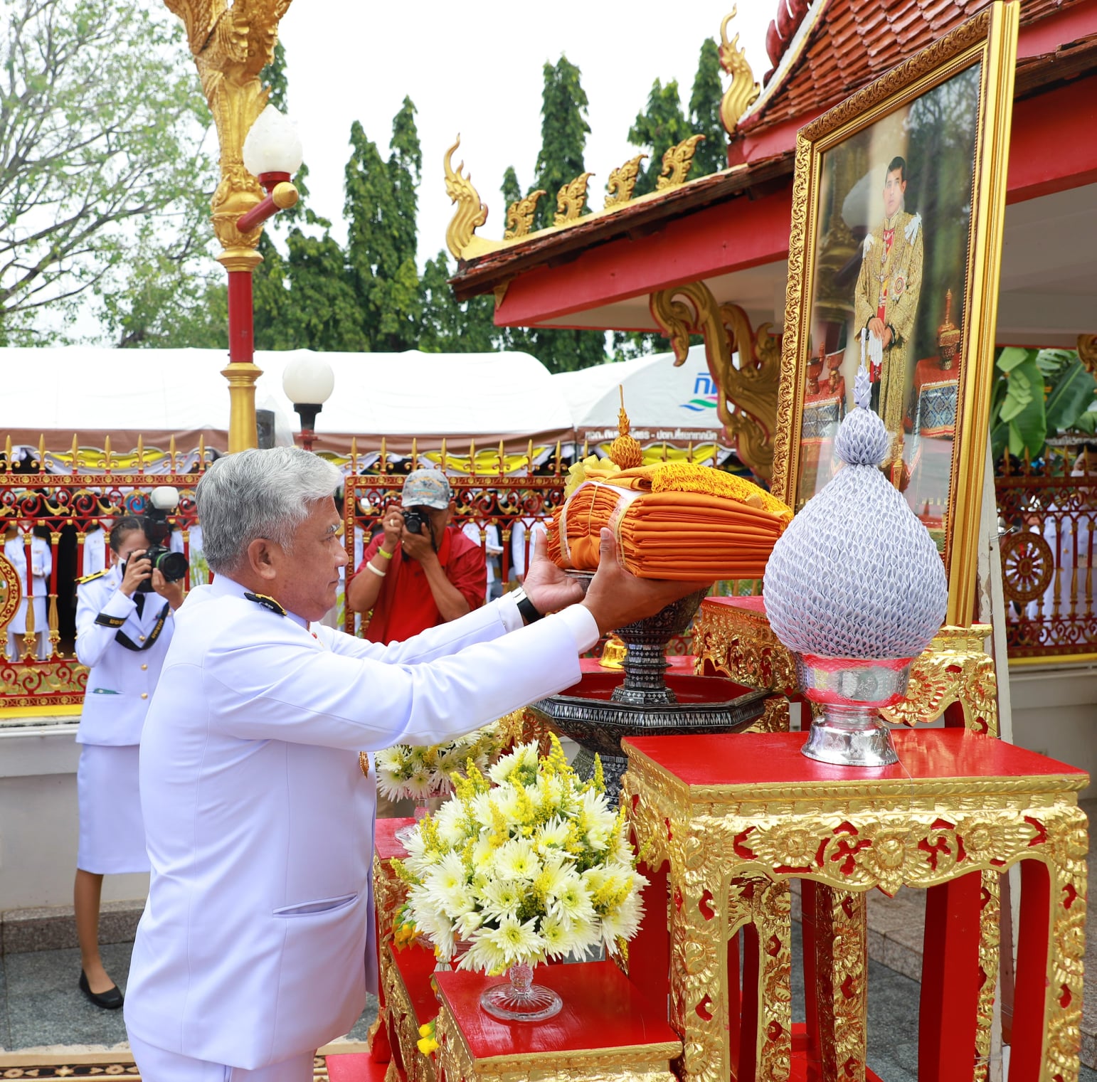 พจ.ยโสธร ร่วมพิธีถวายผ้าพระกฐินพระราชทาน ประจำปี 2563 ณ วัดมหาธาตุ (พระอารามหลวง) ต.ในเมือง อ.เมืองยโสธร จ.ยโสธร