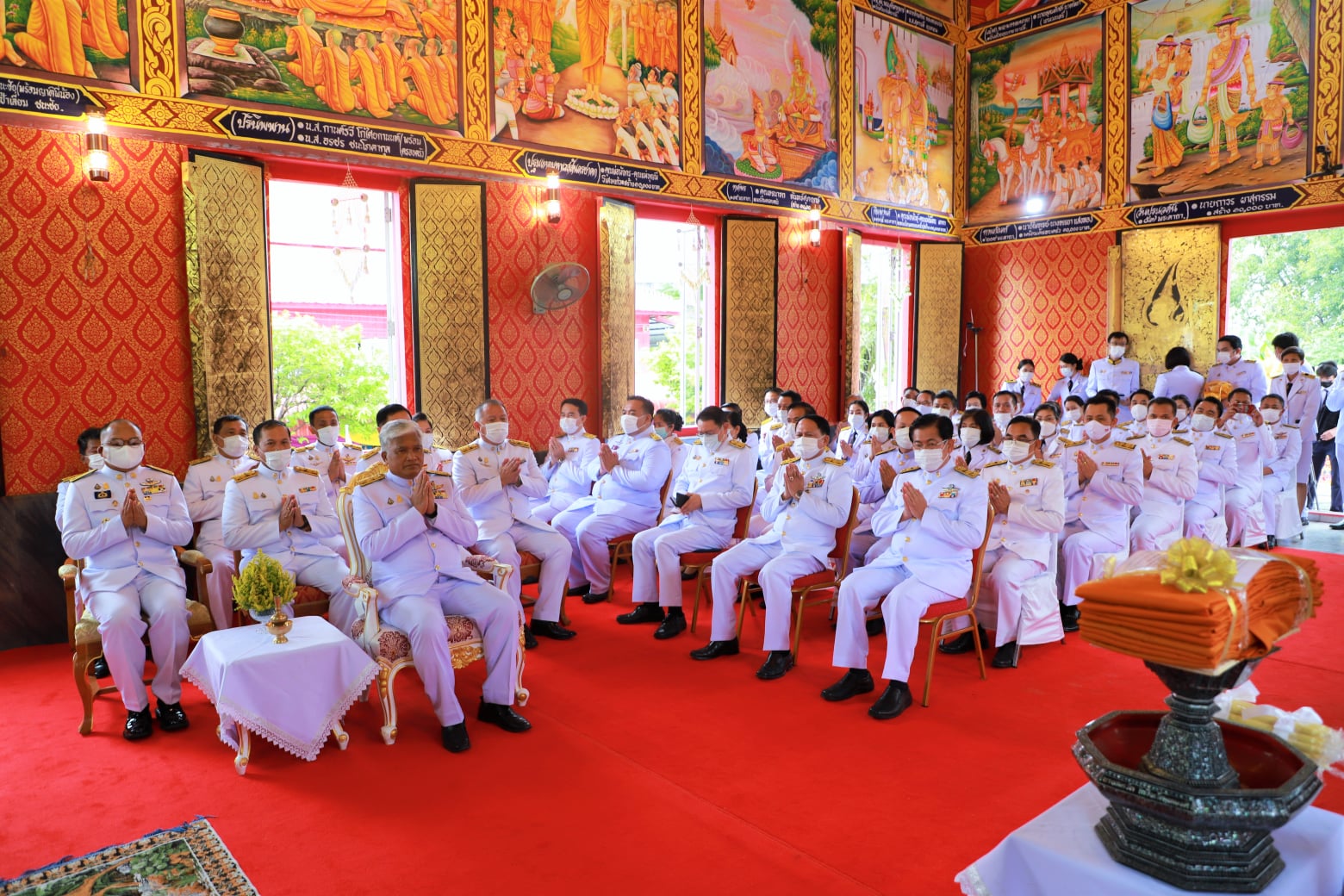 พจ.ยโสธร ร่วมพิธีถวายผ้าพระกฐินพระราชทาน ประจำปี 2563 ณ วัดมหาธาตุ (พระอารามหลวง) ต.ในเมือง อ.เมืองยโสธร จ.ยโสธร