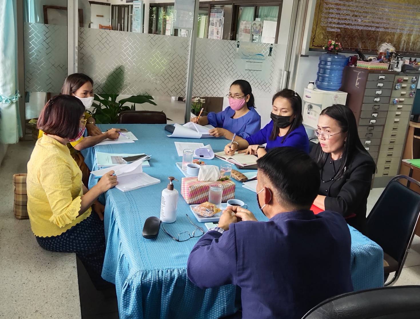 พช.ยโสธร ติดตาม สนับสนุนการดำเนินงานพัฒนาชุมชน