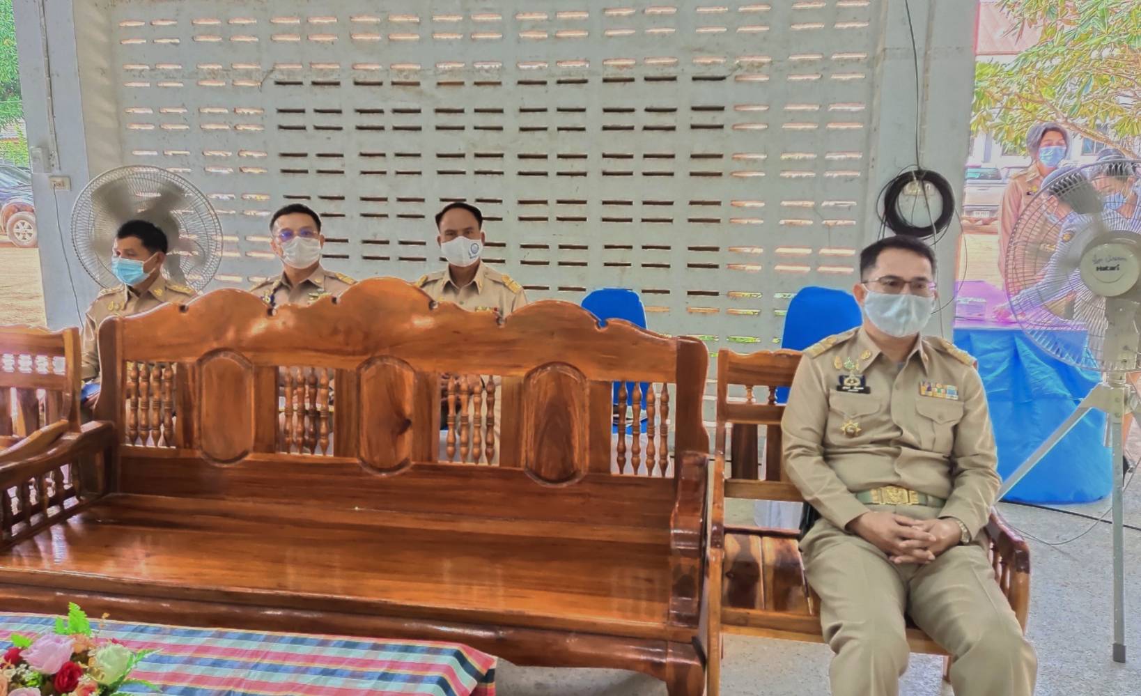 พช.ยโสธร ร่วมตรวจเยี่ยมพบปะกำนัน ผู้ใหญ่บ้าน ฯลฯ  และผู้บริหารองค์กรปกครองส่วนท้องถิ่นในพื้นที่