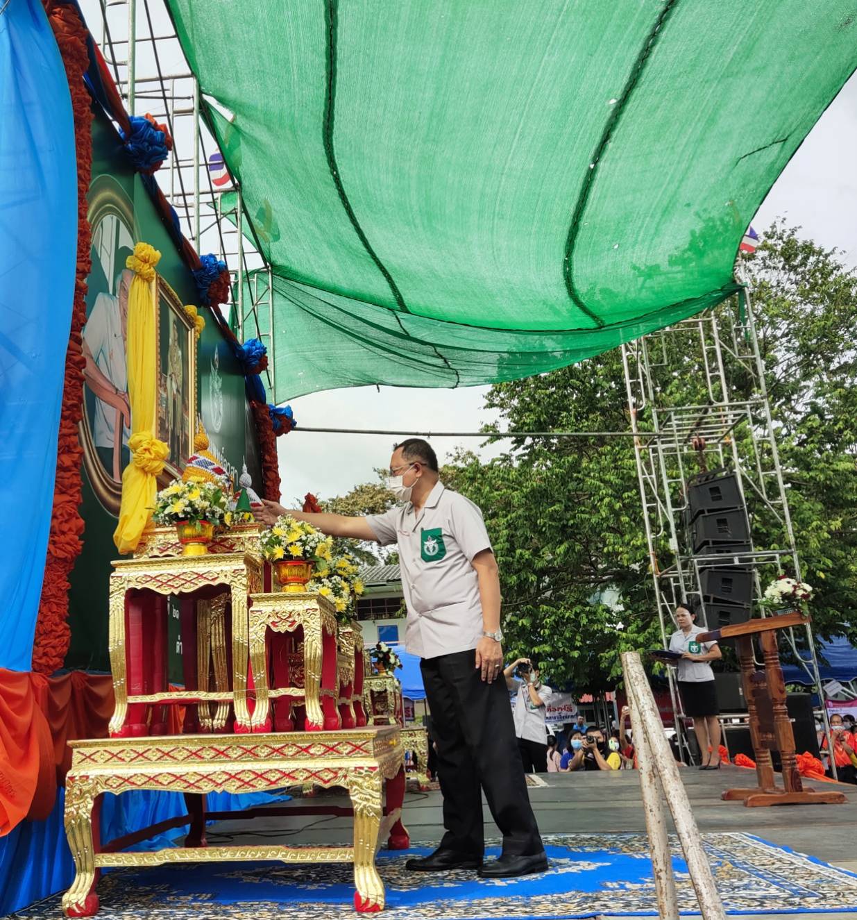 พจ.ยโสธร ร่วมกิจกรรมหน่วยแพทย์อาสาสมเด็จพระศรีนครินทราบรมราชชนนี(พอ.สว) ร่วมกับ โครงการจังหวัดเคลื่อนที่ “เพิ่มรอยยิ้ม เติมความสุข ให้คนยโสธร”