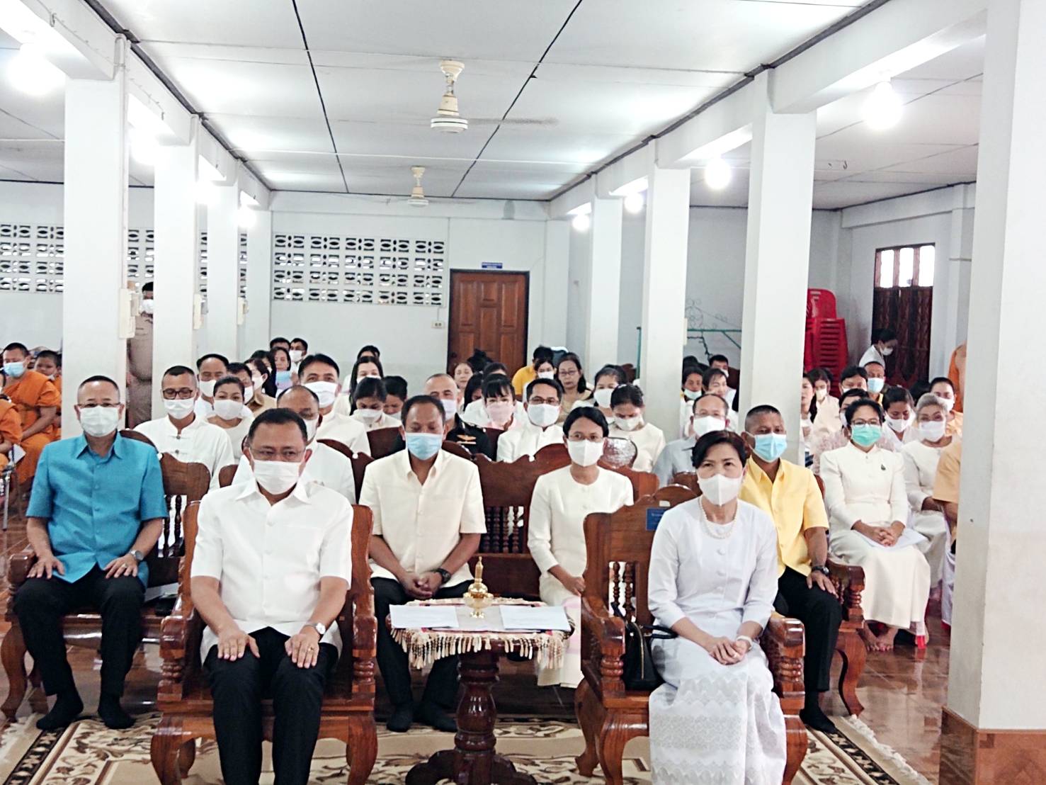 พจ.ยโสธร ร่วมพิธีสวดพระพุทธมนต์และเจริญจิตตภาวนา  เนื่องในวันคล้ายวันสวรรคต พระบาทสมเด็จพระจุลจอมเกล้าเจ้าอยู่หัว