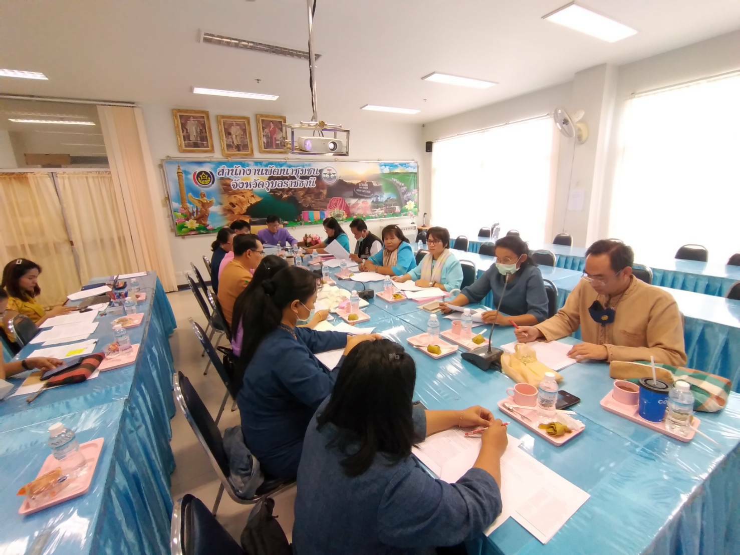 พช.ยโสธร เข้าร่วมประชุมการดำเนินงานตามโครงการภายใต้ แผนปฏิบัติราชการกลุ่มจังหวัดภาคตะวันออกเฉียงเหนือตอนล่าง 2