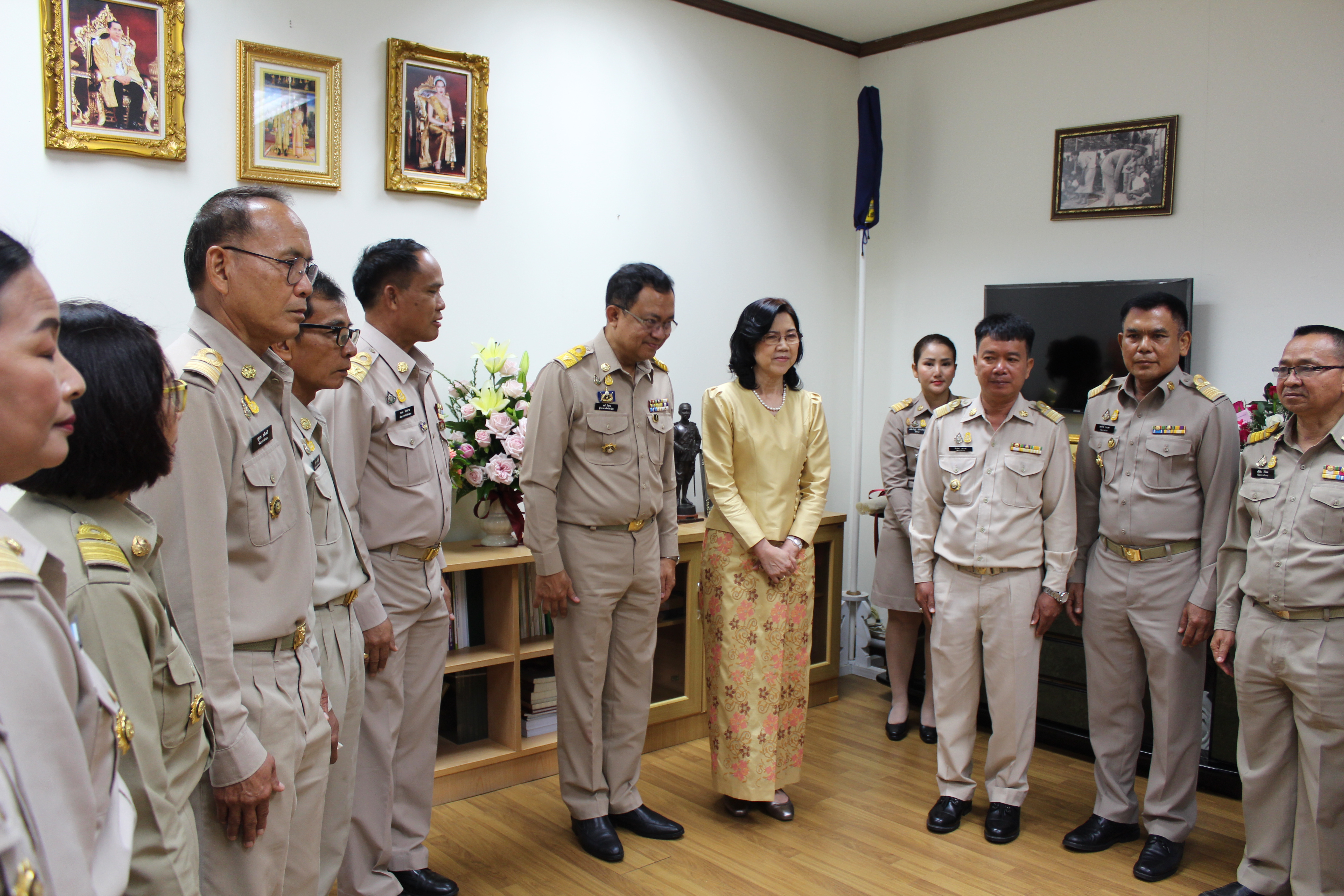 พช.ยโสธร ร่วมต้อนรับและแสดงความยินดี กับผู้ว่าราชการจังหวัดยโสธรคนใหม่