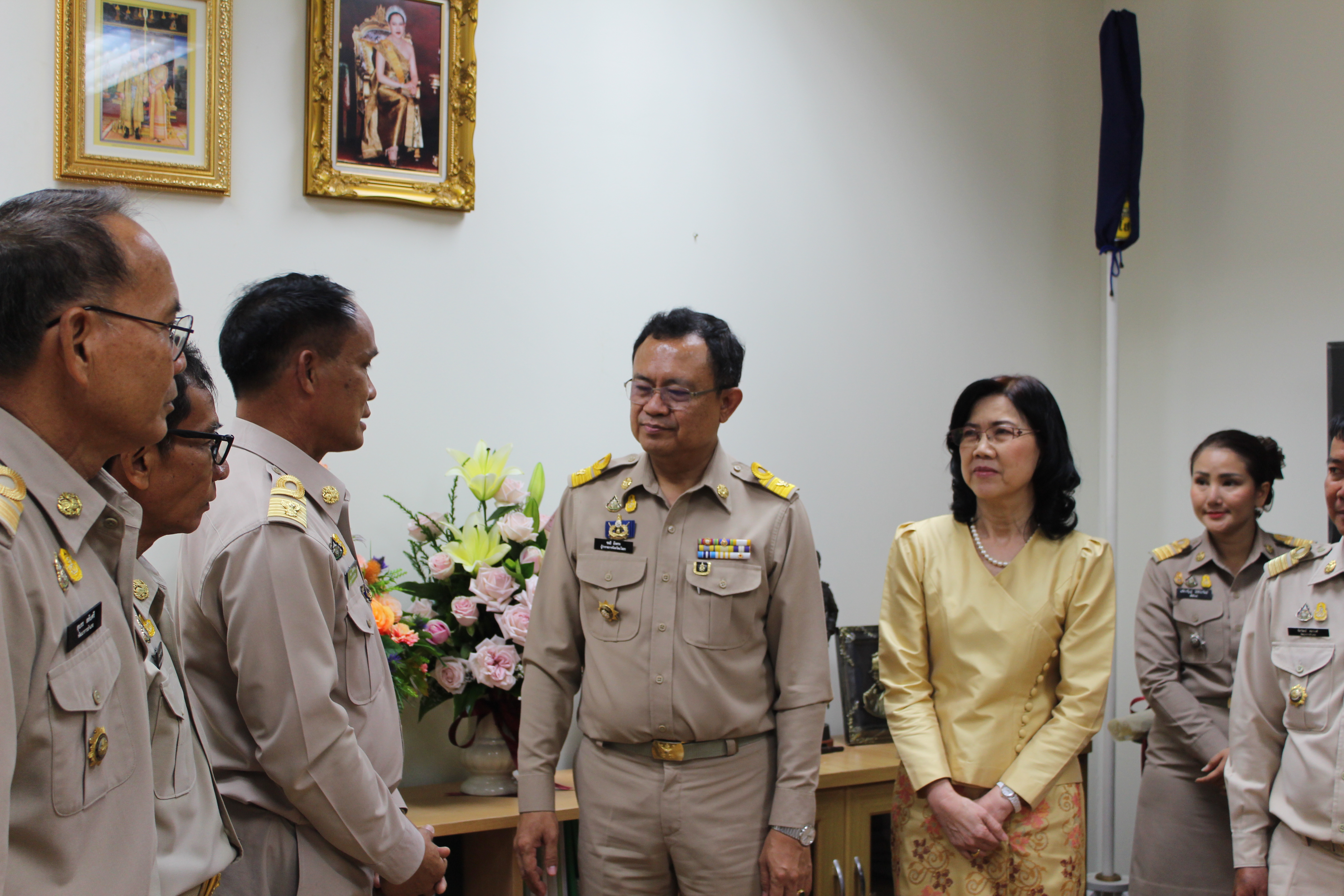 พช.ยโสธร ร่วมต้อนรับและแสดงความยินดี กับผู้ว่าราชการจังหวัดยโสธรคนใหม่