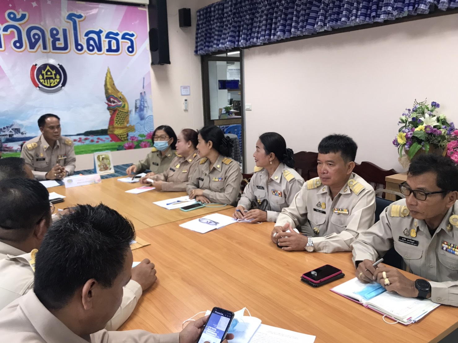 พช.ยโสธร ประชุมผู้บริหารเพื่อติดตามและ วางแผนการดำเนินงานตามนโยบาย