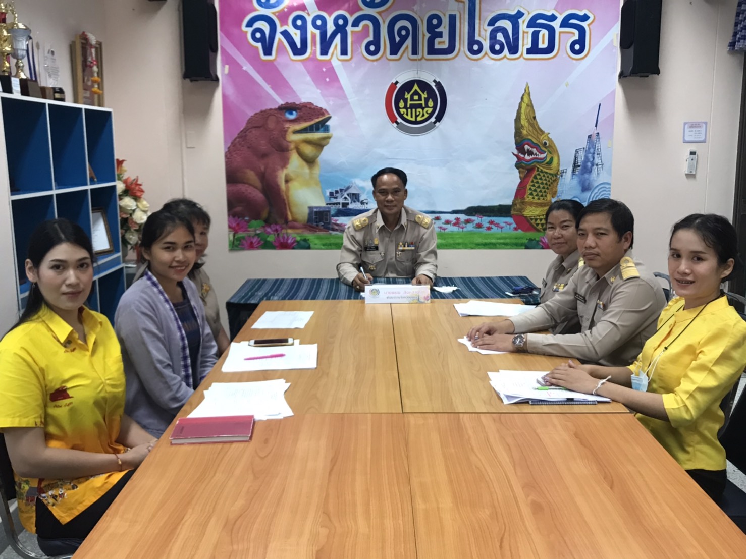 พช.ยโสธร ประชุมนักการตลาดรุ่นใหม่ สำนักงานพัฒนาชุมชน จังหวัดยโสธร ประจำปี 2564 ครั้งที่ 1/2564