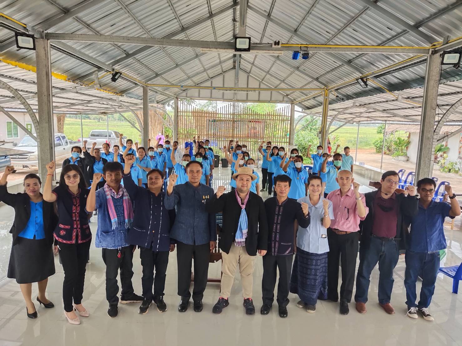 พจ.ยโสธร เปิดการอบรมการดำเนินงานการเกษตรอินทรีย์  วิถีเศรษฐกิจพอเพียง ตามศาสตร์พระราชา