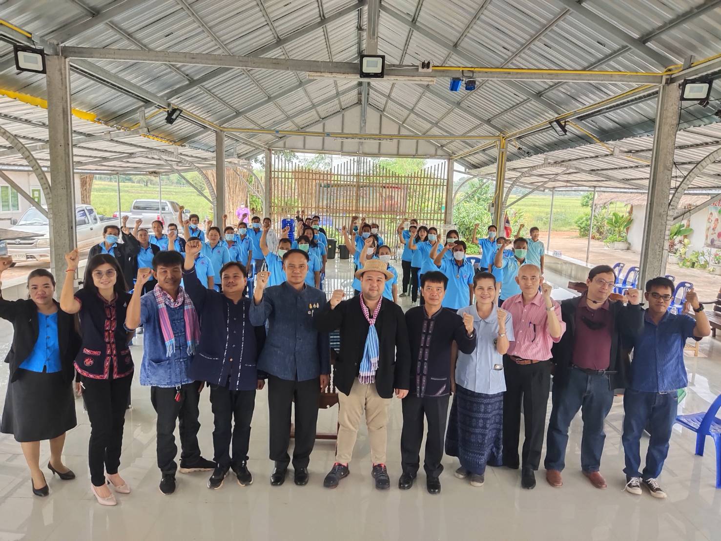 พจ.ยโสธร เปิดการอบรมการดำเนินงานการเกษตรอินทรีย์  วิถีเศรษฐกิจพอเพียง ตามศาสตร์พระราชา