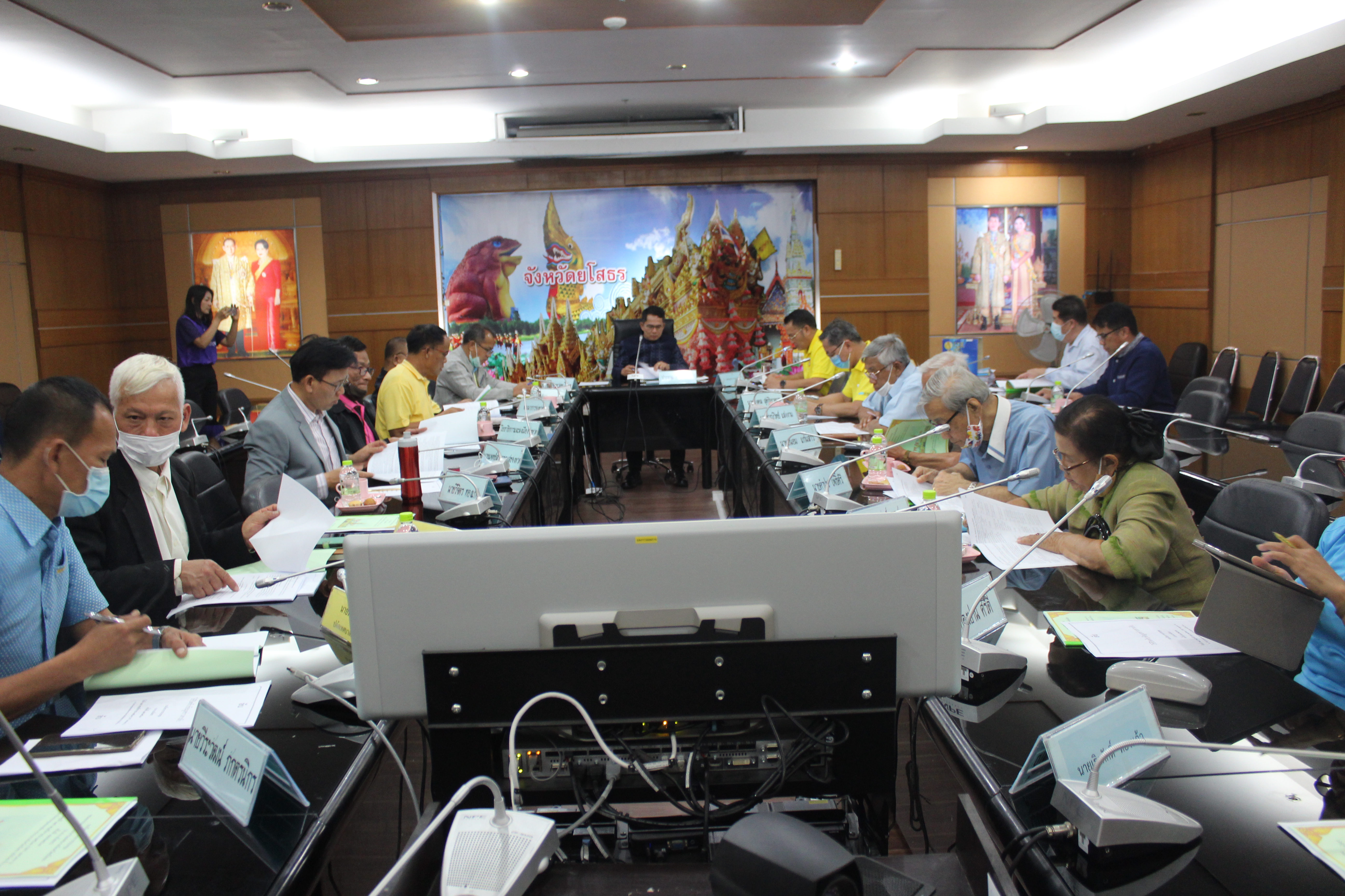 พจ.ยโสธร ประชุมคณะกรรมการพนักงานเทศบาลจังหวัดยโสธร (ก.ท.จ.ยโสธร) ครั้งที่ 12/2563