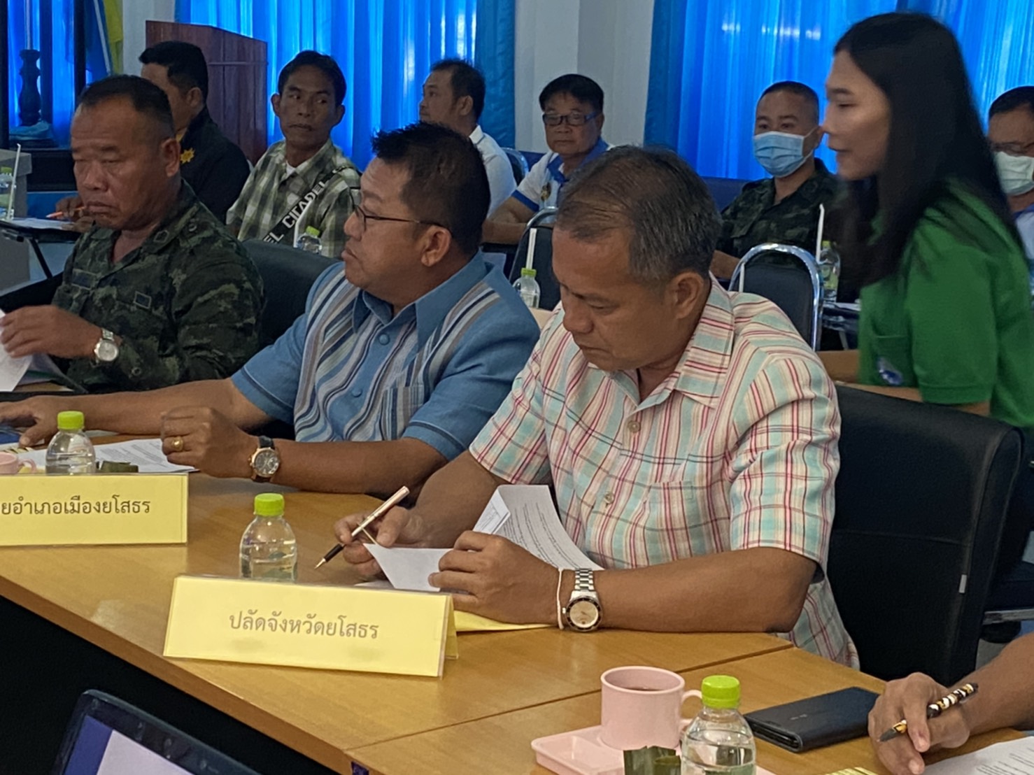 พจ.ยโสธร ร่วมประชุมคณะทำงานโครงการพัฒนาพื้นที่บริเวณ              หนองอึ่ง อันเนื่องมาจากพระราชดำริ จังหวัดยโสธร ครั้งที่ 1/2563