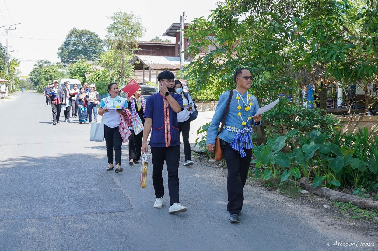 พจ.ยโสธร ร่วมประชุมและลงพื้นที่ตรวจประเมินโฮมสเตย์ไทย  ประจำปีงบประมาณ 2563