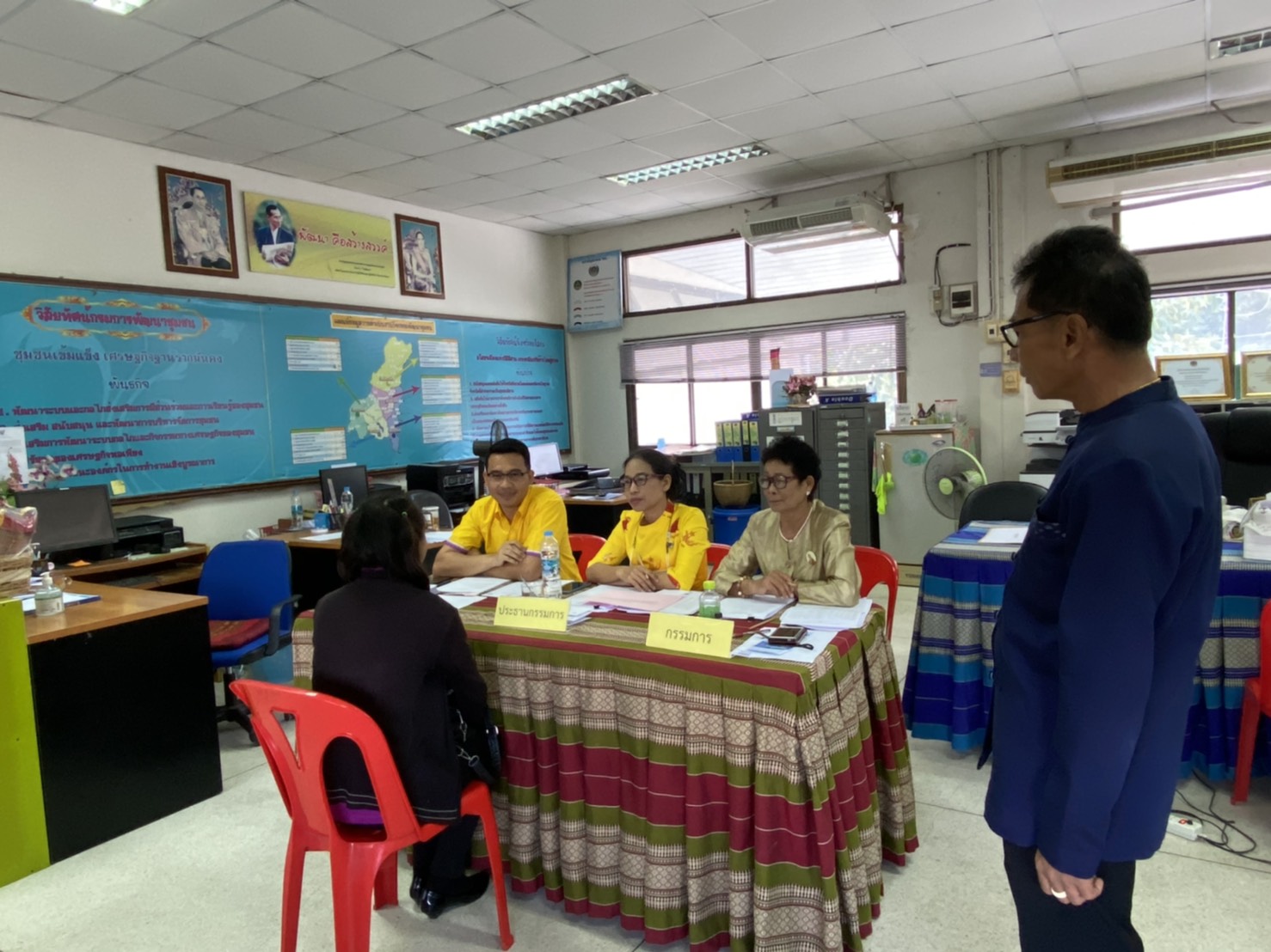 พช.ยโสธร ติดตาม สนับสนุนการประเมินความเหมาะสมกับตำแหน่ง เพื่อจัดจ้างเป็นลูกจ้างเหมาบริการ “โคก หนอง นา โมเดล”