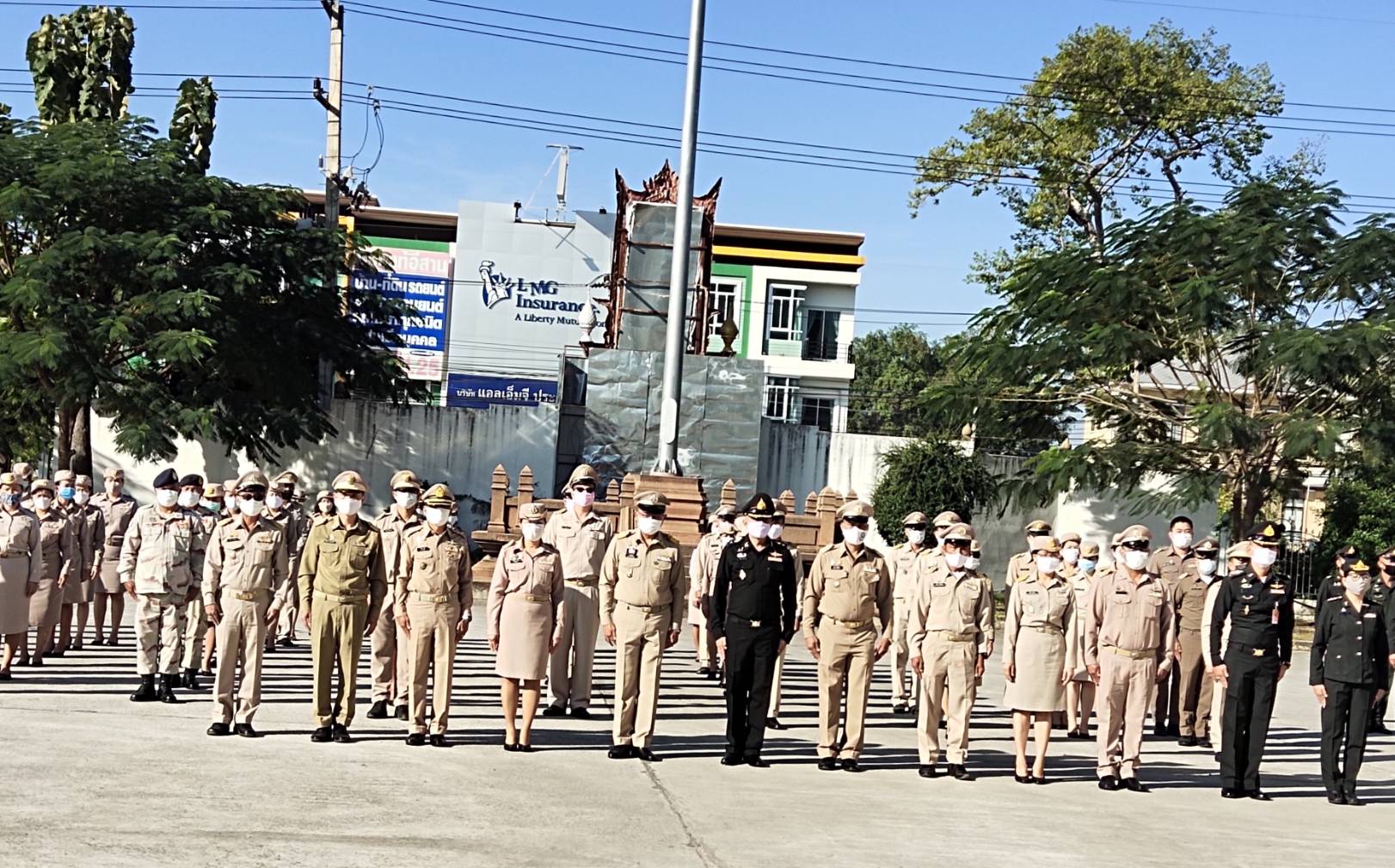 พจ.ยโสธร  ร่วมกิจกรรมเทิดทูนสถาบันหลักสำคัญของชาติจังหวัดยโสธร