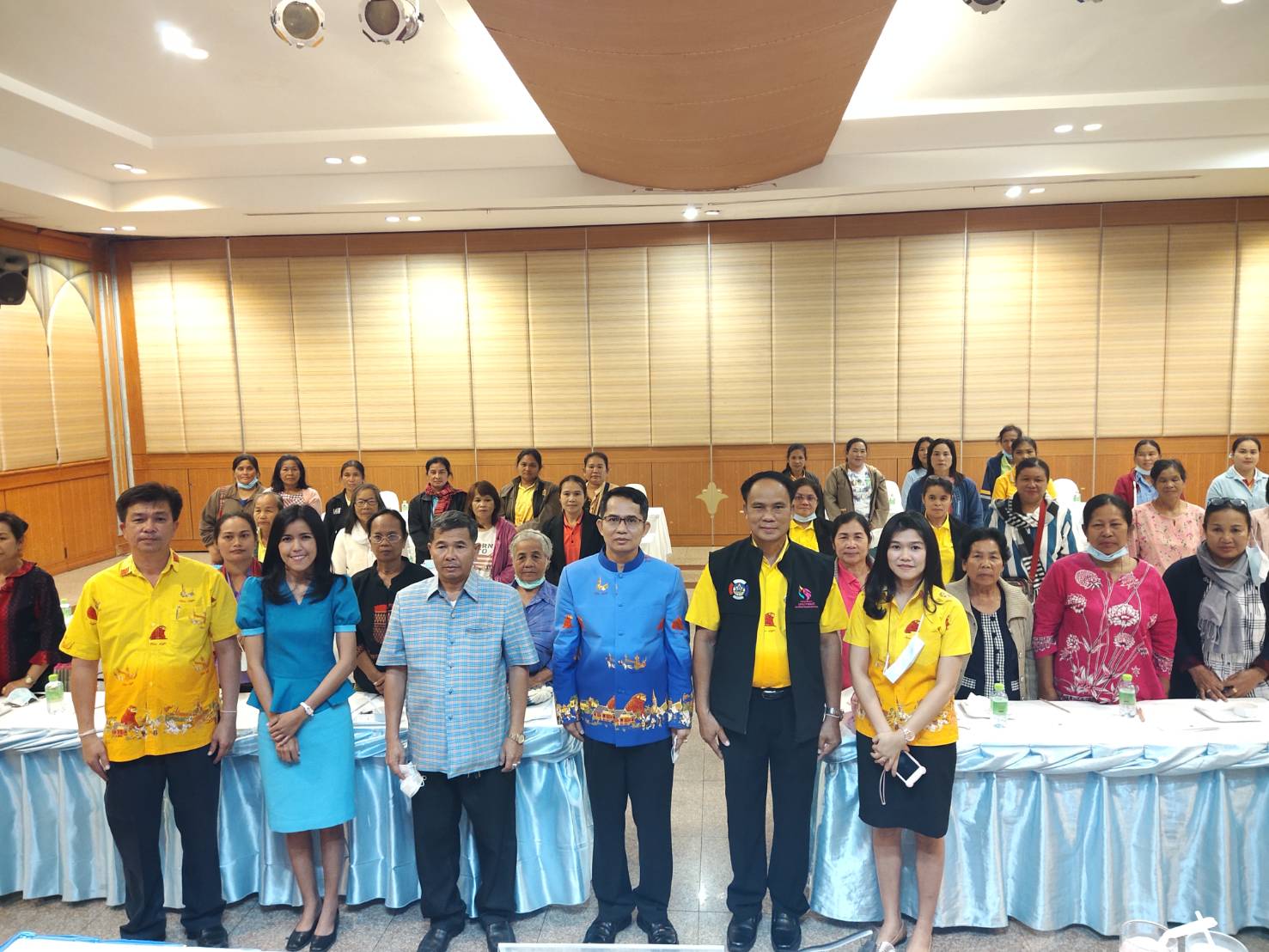 พช.ยโสธร เปิดโครงการพัฒนาทักษะอาชีพแก่สมาชิกกองทุนพัฒนาบทบาทสตรี และบรรยายการดำเนินงานกองทุนพัฒนาบทบาทสตรี