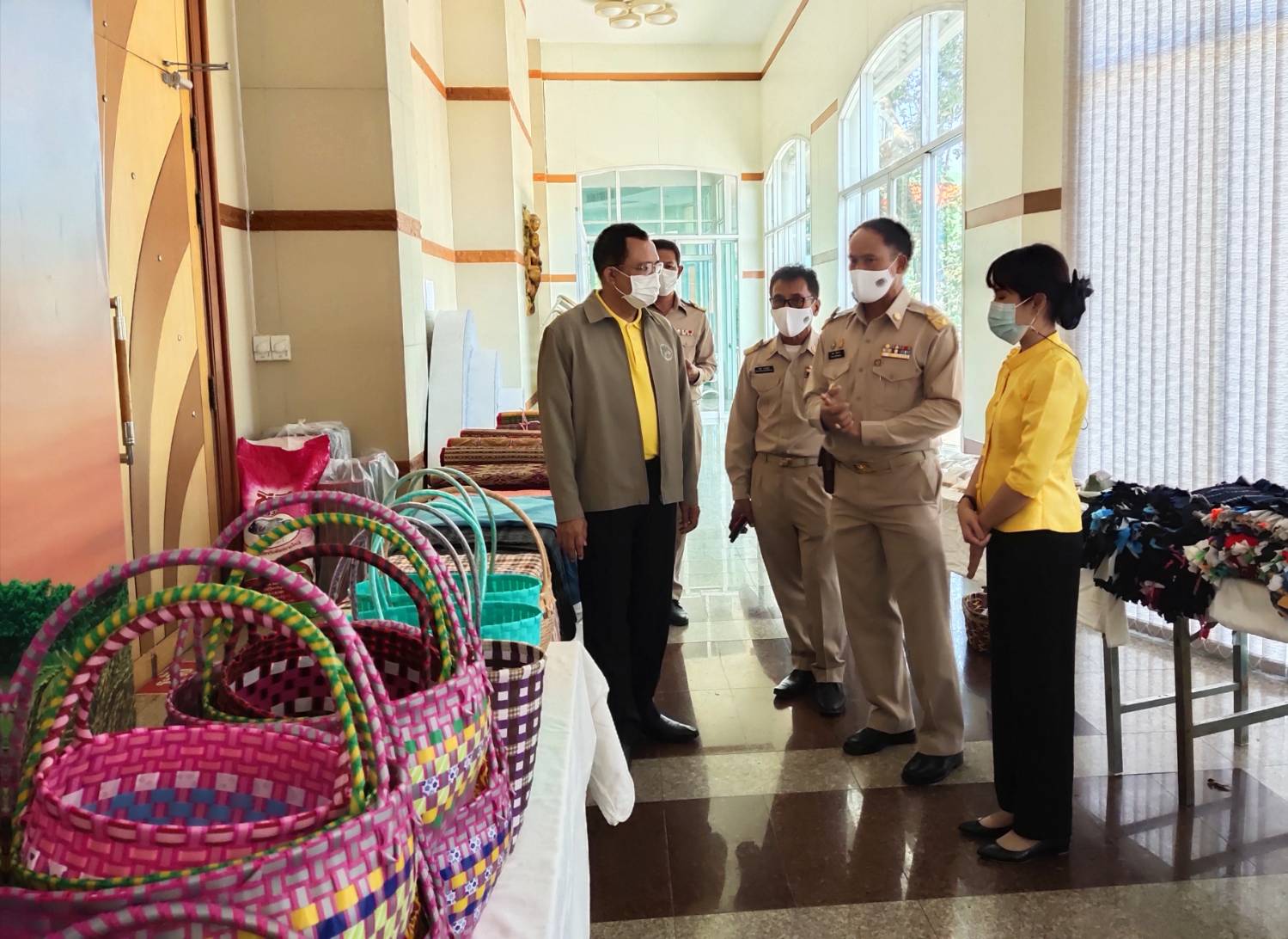 พช.ยโสธร จัดโครงการพัฒนาด้านการท่องงเที่ยวและบริการ กิจกรรมหลัก ยกระดับมาตรฐานสินค้าและบริการด้านการท่องเที่ยว และการค้าสู่สากล กิจกรรมย่อยพัฒนาผู้ประกอบการ OTOP ภายใต้แผนปฏิบัติราชการจังหวัด ประจำปีงบประมาณ พ.ศ. 2564