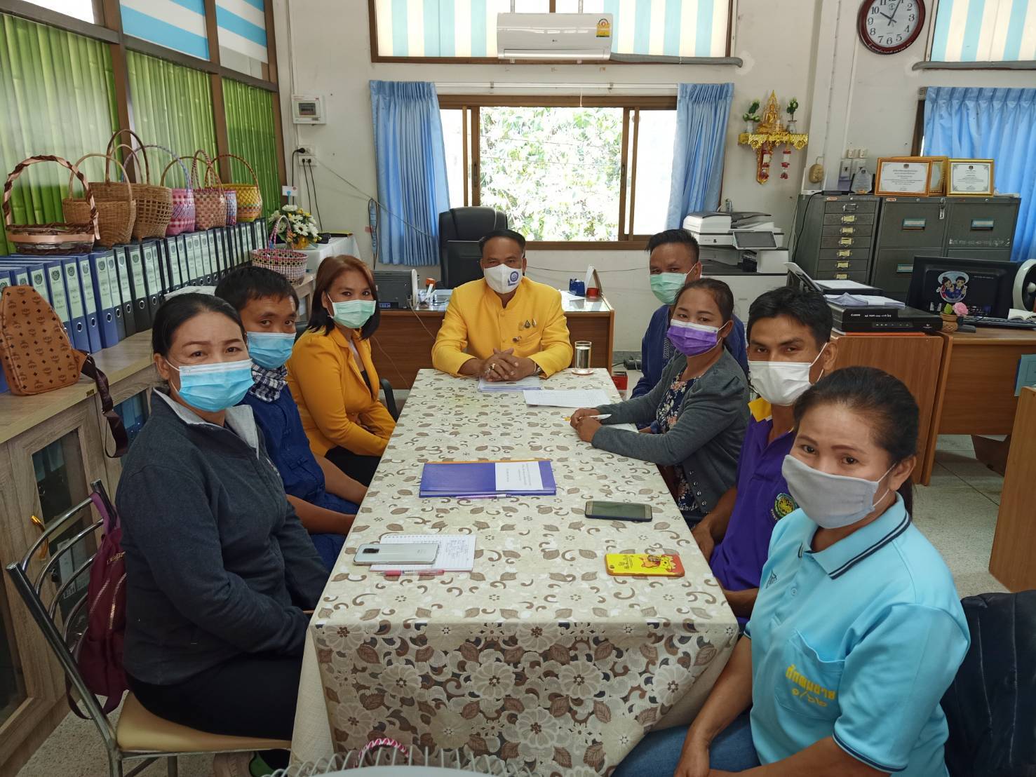 พจ.ยโสธร ติดตามการปฏิบัติงานพนักงานลูกจ้างเหมาบริการ ตามโครงการโคกหนองนาโมเดลในพื้นที่อำเภอทรายมูลและอำเภอกุดชุม