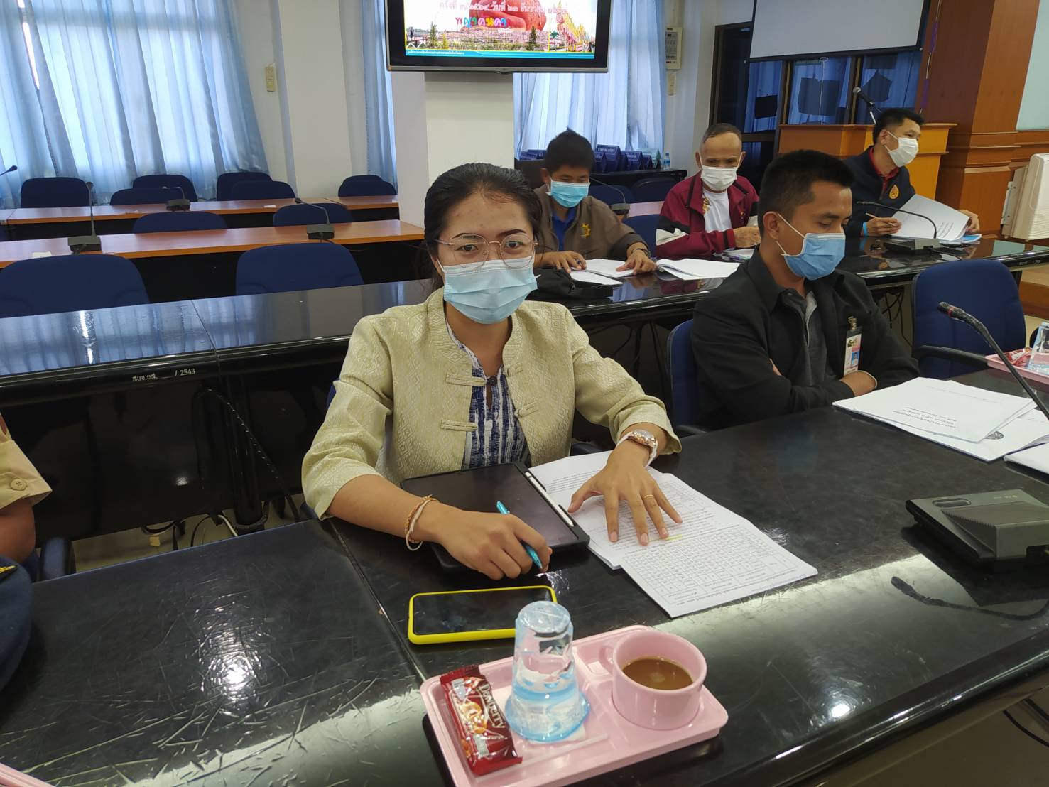 พช.ยโสธร ร่วมประชุมคณะทำงานโต๊ะข่าวเพื่อเฝ้าระวังปัญหา ยาเสพติดระดับพื้นที่จังหวัดยโสธร ครั้งที่ 3/2564