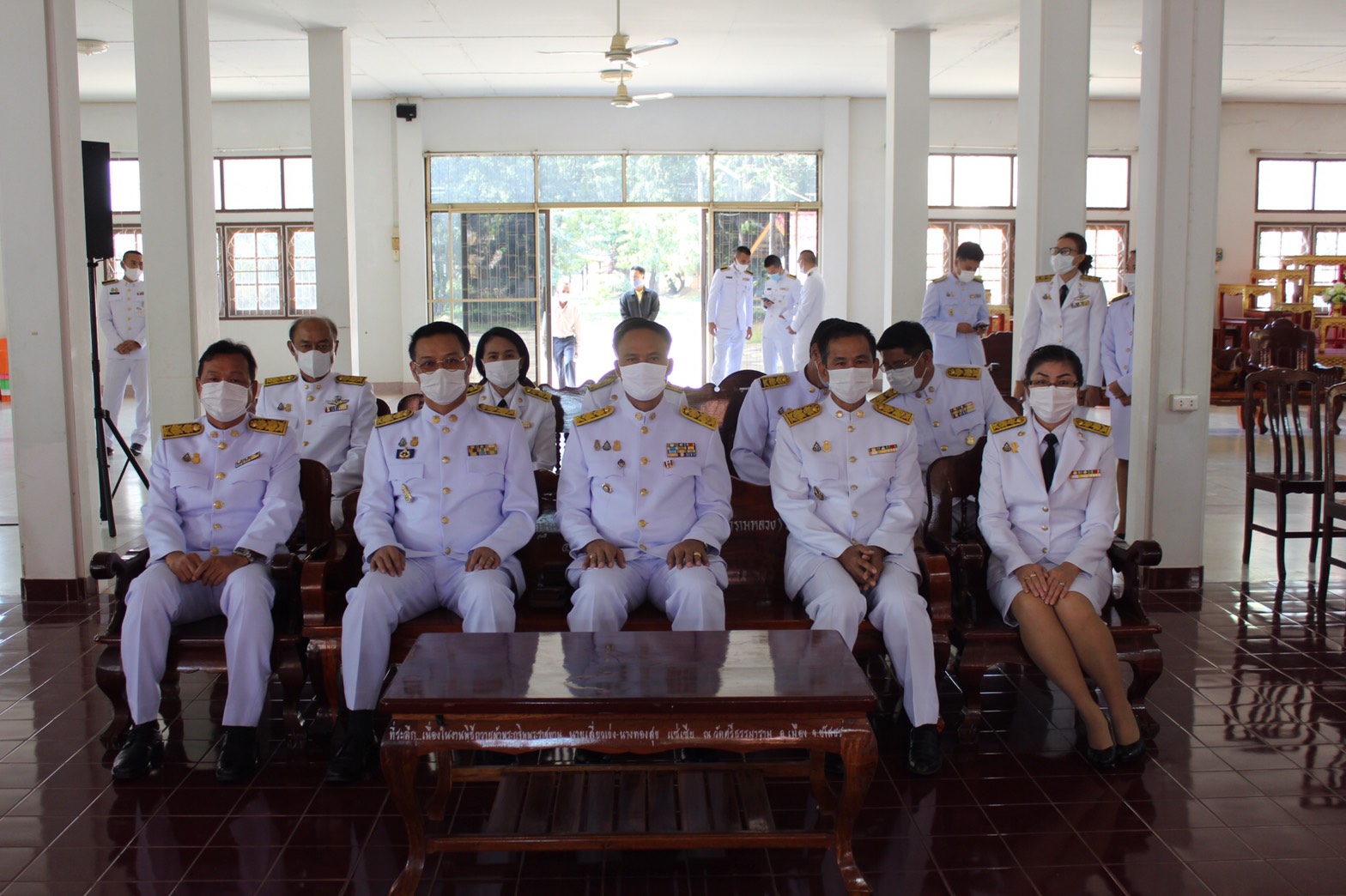 พช.ยโสธร ร่วมพิธีสวดพระพุทธมนต์ เพื่อถวายพระราชกุศลพระบาทสมเด็จพระบรมชน กาธิเบศร มหาภูมิพลอดุลยเดชมหาราชบรมนาถบพิตร เนื่องในวันคล้ายวันพระบรมราชสมภพ 5 ธันวาคม 2563