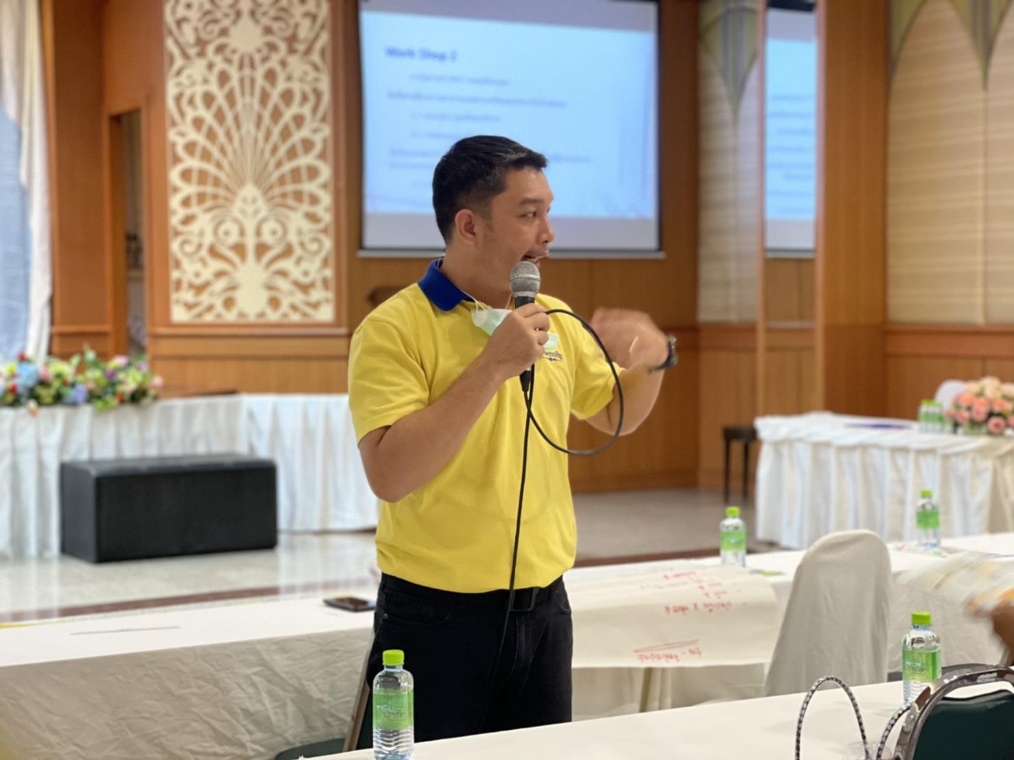 พช.ยโสธร ร่วมกิจกรรมตามโครงการพัฒนาด้านการท่องงเที่ยวและบริการ กิจกรรมหลัก ยกระดับมาตรฐานสินค้าและบริการด้านการท่องเที่ยว และการค้าสู่สากล กิจกรรมย่อยพัฒนาผู้ประกอบการ OTOP ภายใต้แผนปฏิบัติราชการจังหวัด ประจำปีงบประมาณ พ.ศ. 2564