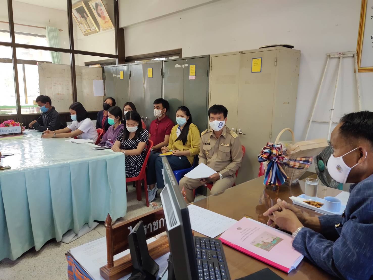 พจ.ยโสธร ลงพื้นที่อำเภอเลิงนกทา เพื่อติดตามการดำเนินงานและร่วมพบปะ ให้คำแนะนำ ในการขับเคลื่อนโครงการ “โคก หนอง นา โมเดล”