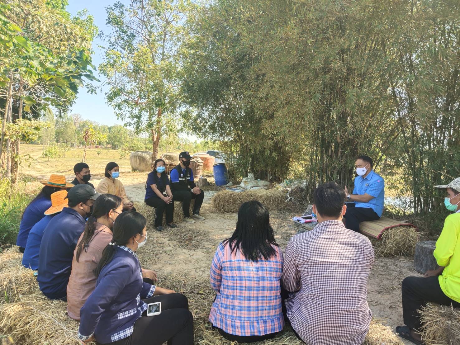 พจ.ยโสธร ลงพื้นที่อำเภอค้อวัง เพื่อติดตามการดำเนินงานและร่วม พบปะ ให้คำแนะนำ ในการขับเคลื่อนโครงการ “โคก หนอง นา โมเดล”