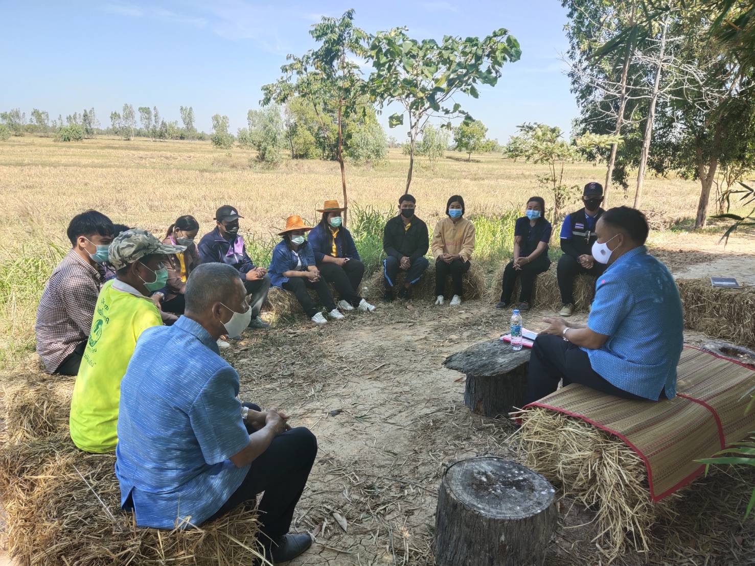 พจ.ยโสธร ลงพื้นที่อำเภอค้อวัง เพื่อติดตามการดำเนินงานและร่วม พบปะ ให้คำแนะนำ ในการขับเคลื่อนโครงการ “โคก หนอง นา โมเดล”