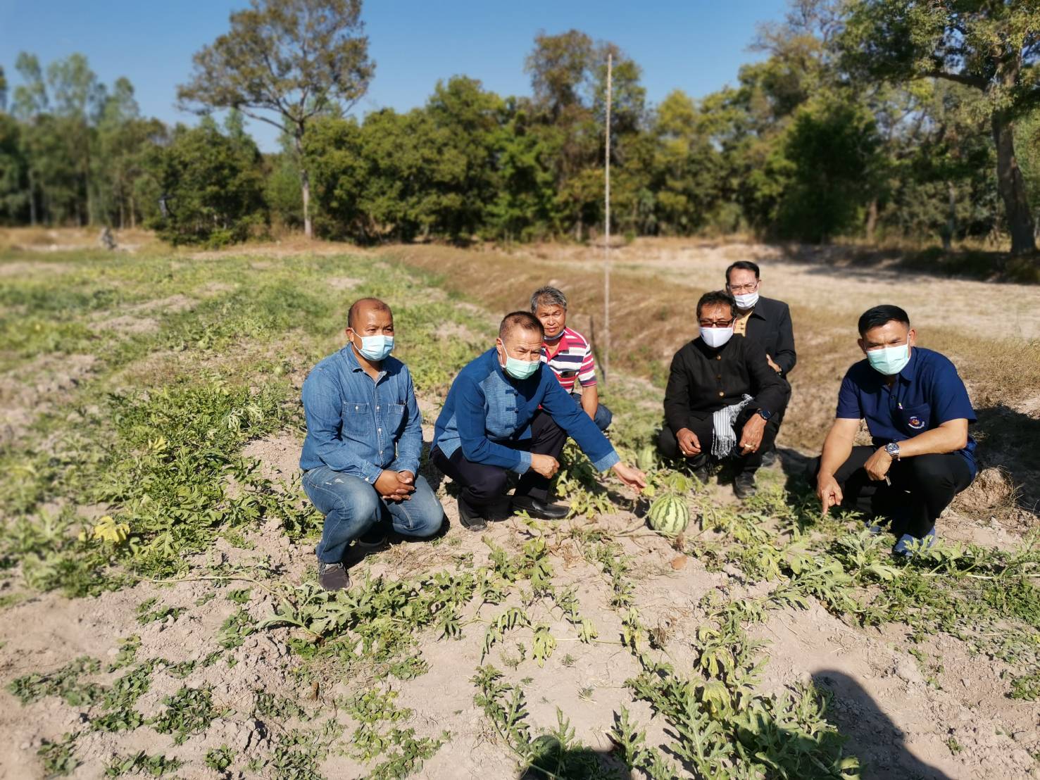 นายสันติ เหล่าบุญเสงี่ยม  ผู้ตรวจราชการกระทรวงมหาดไทย  เขตตรวจราชการที่ 14 และ พช.ยโสธร ลงพื้นที่เยี่ยมชมกลุ่มเกษตรกรรมยั่งยืนบ้านเหล่าฝ้าย
