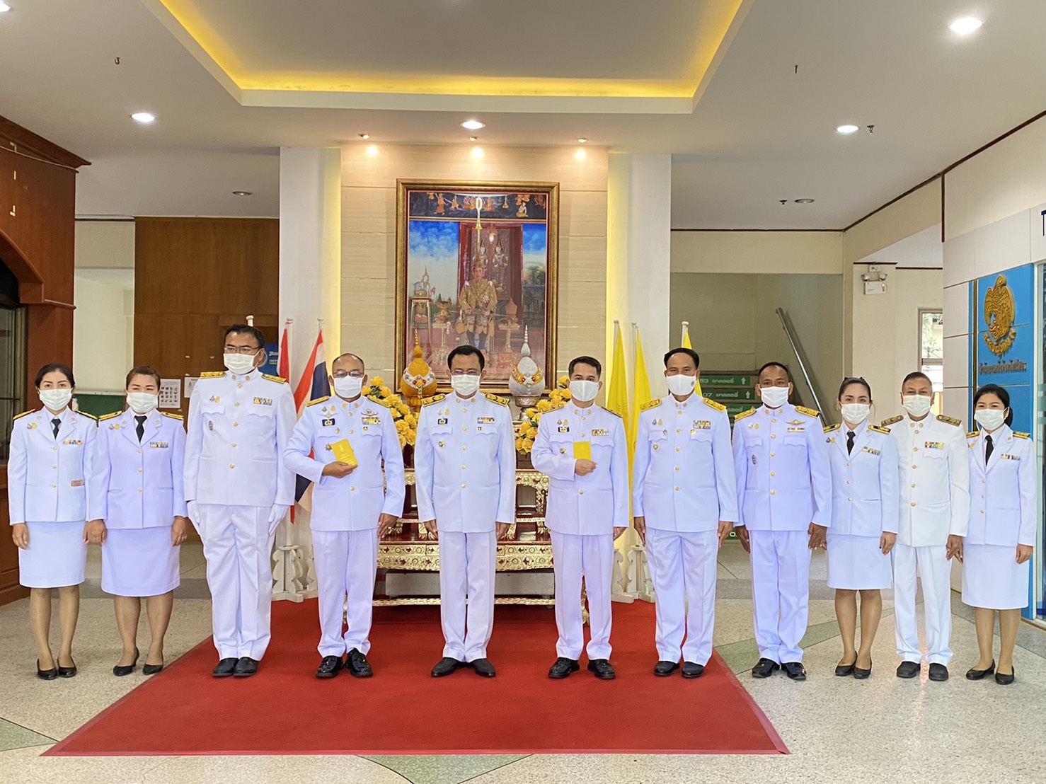 พช.ยโสธ ร่วมพิธีมอบปฏิทินหลวงพุทธศักราช ๒๕๖๔ พระราชทาน สำหรับความสุขปีใหม่