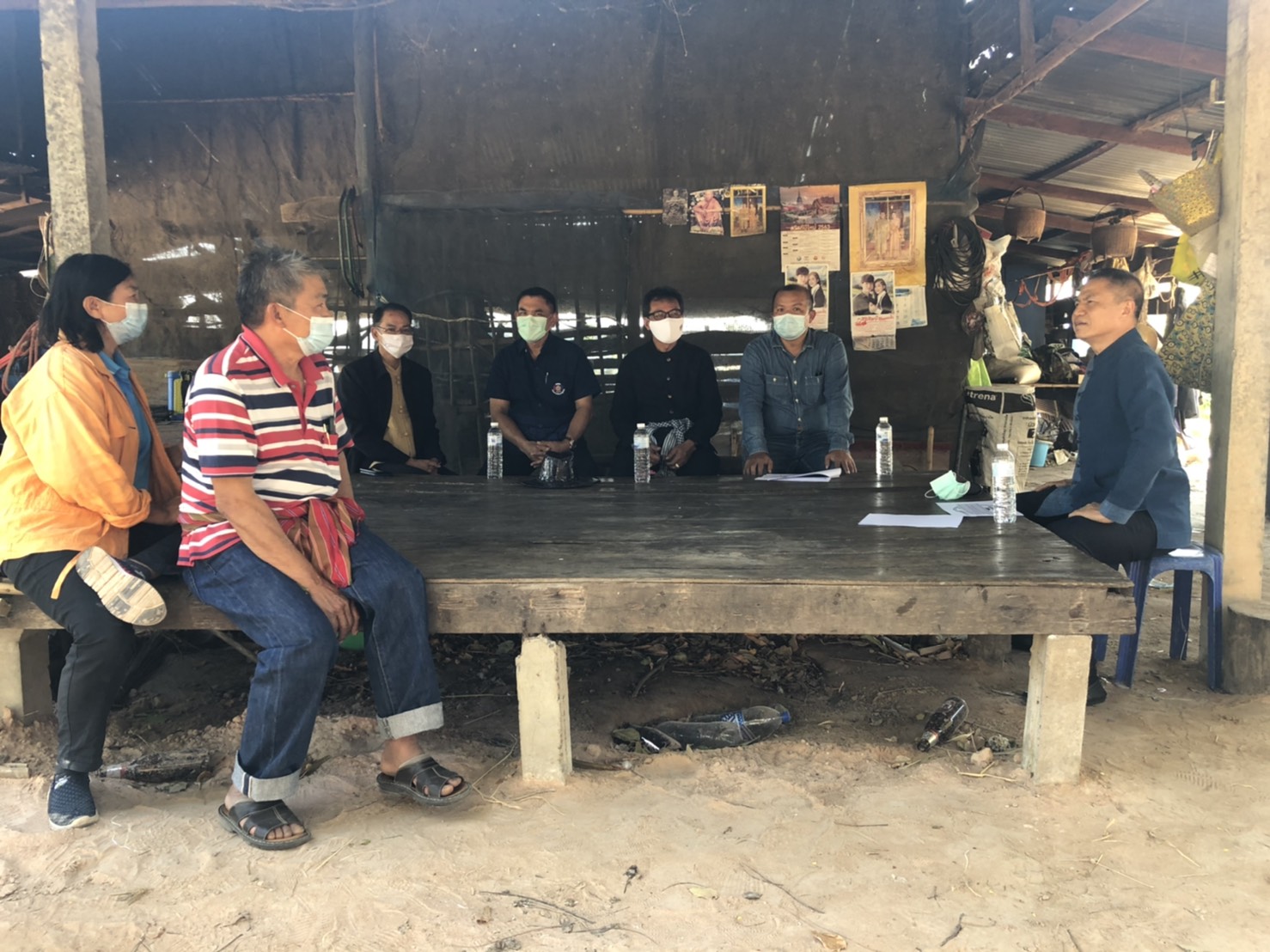 นายสันติ เหล่าบุญเสงี่ยม  ผู้ตรวจราชการกระทรวงมหาดไทย  เขตตรวจราชการที่ 14 และ พช.ยโสธร ลงพื้นที่เยี่ยมชมกลุ่มเกษตรกรรมยั่งยืนบ้านเหล่าฝ้าย