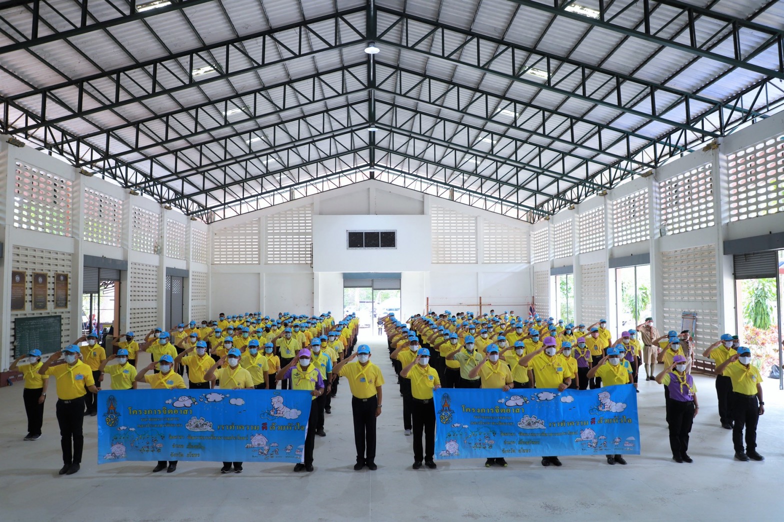 พช.ยโสธร ร่วมกิจกรรมจิตอาสาพัฒนา เนื่องในวันพ่อขุนรามคำแหงมหาราช ??